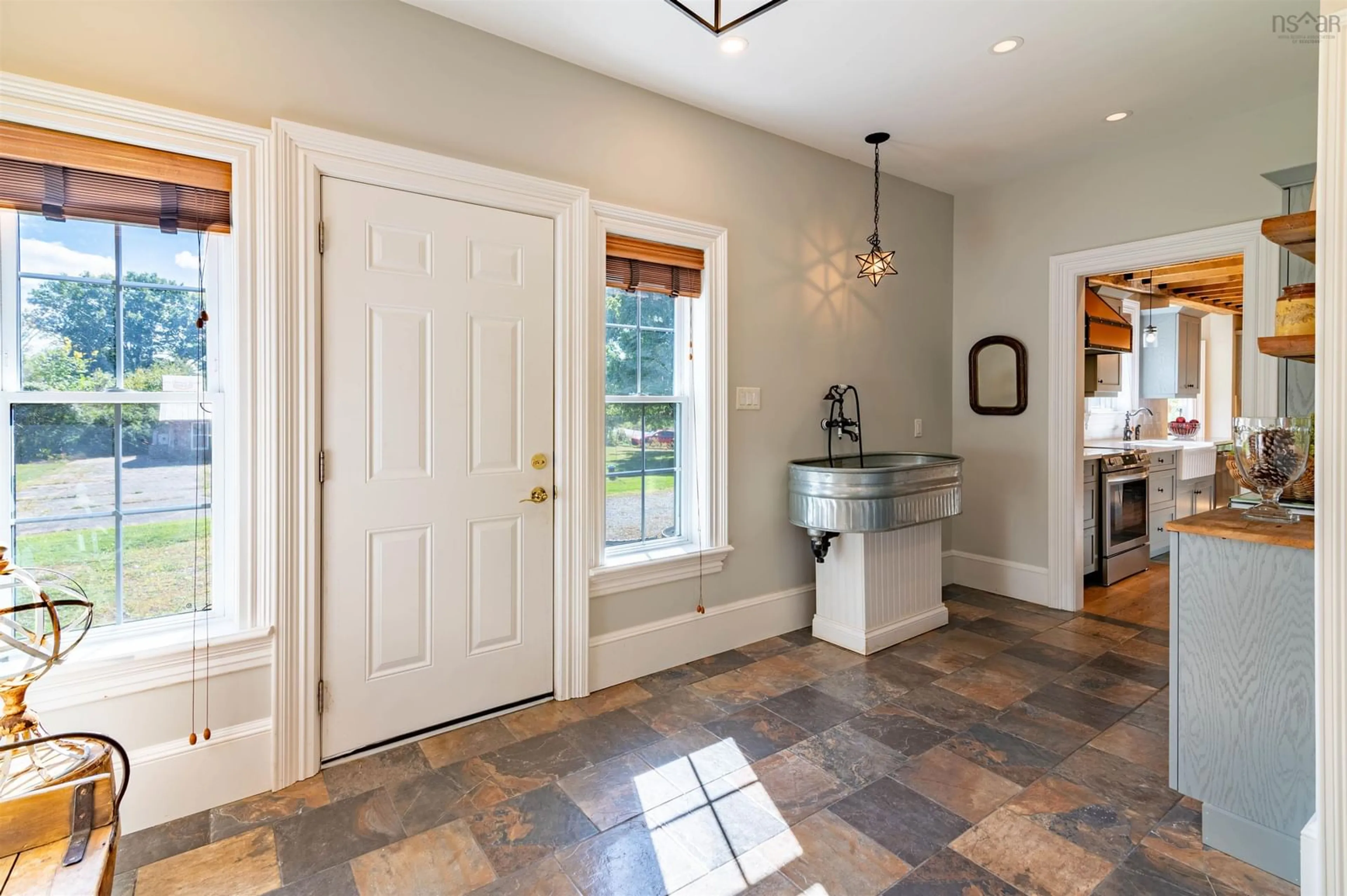 Indoor entryway, wood floors for 1060 Palmer Rd, Auburn Nova Scotia B0P 1A0