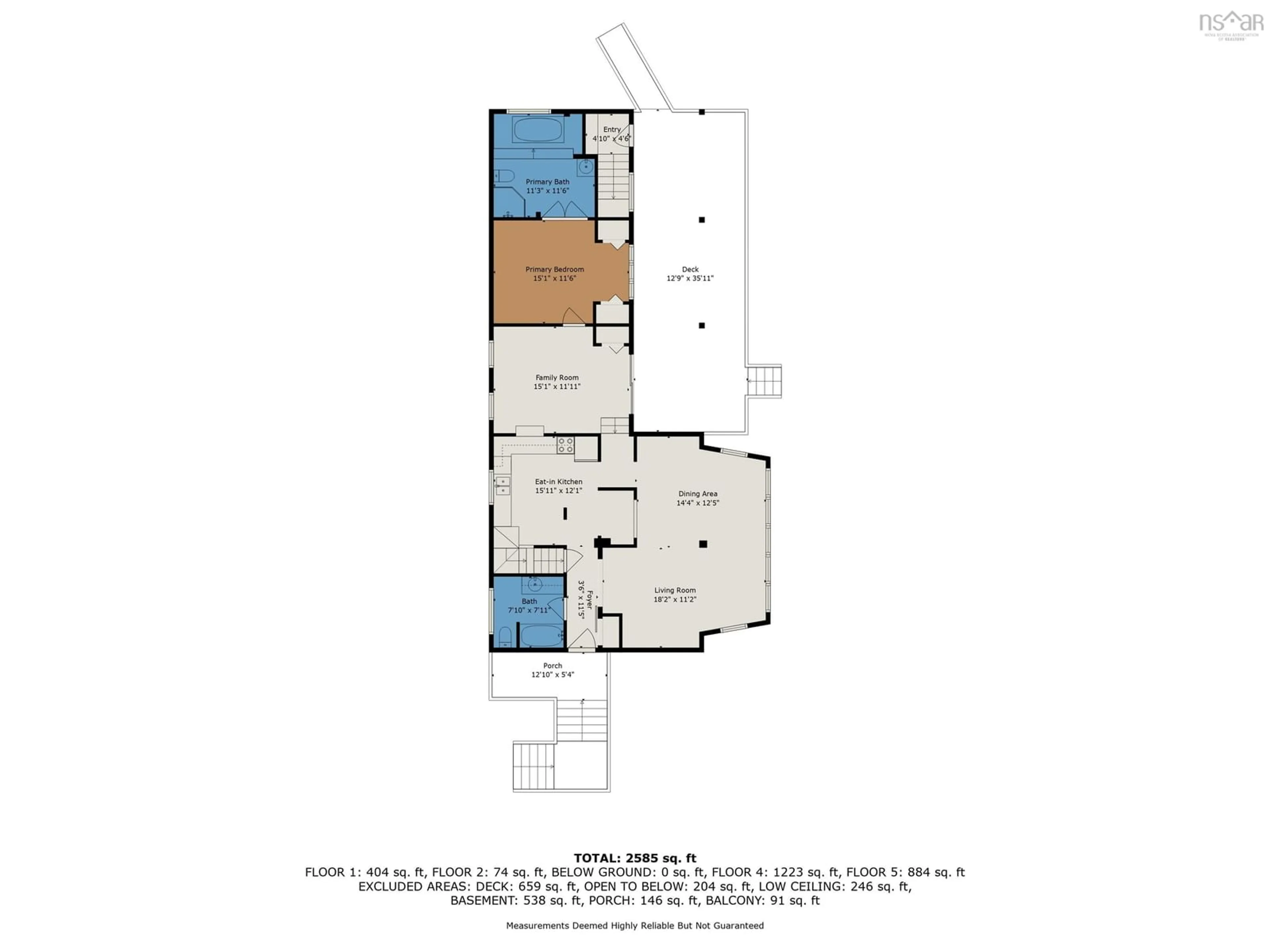 Floor plan for 152 Owls Head Dr, Northwest Cove Nova Scotia B0J 1T0