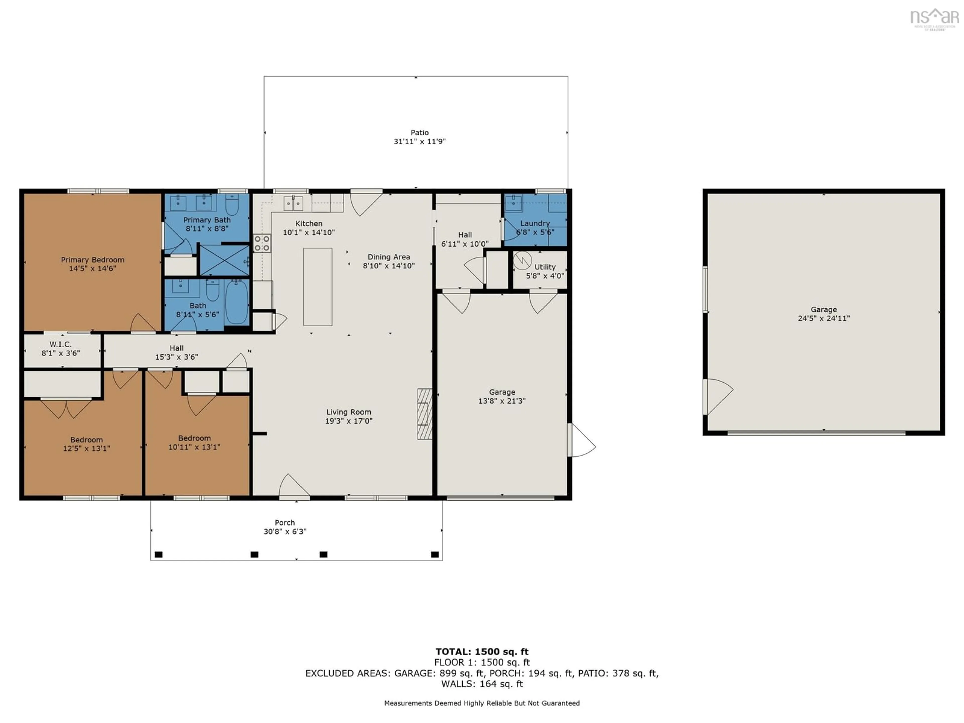 Floor plan for 34 Persian Crt, Middle Sackville Nova Scotia B4E 0V5