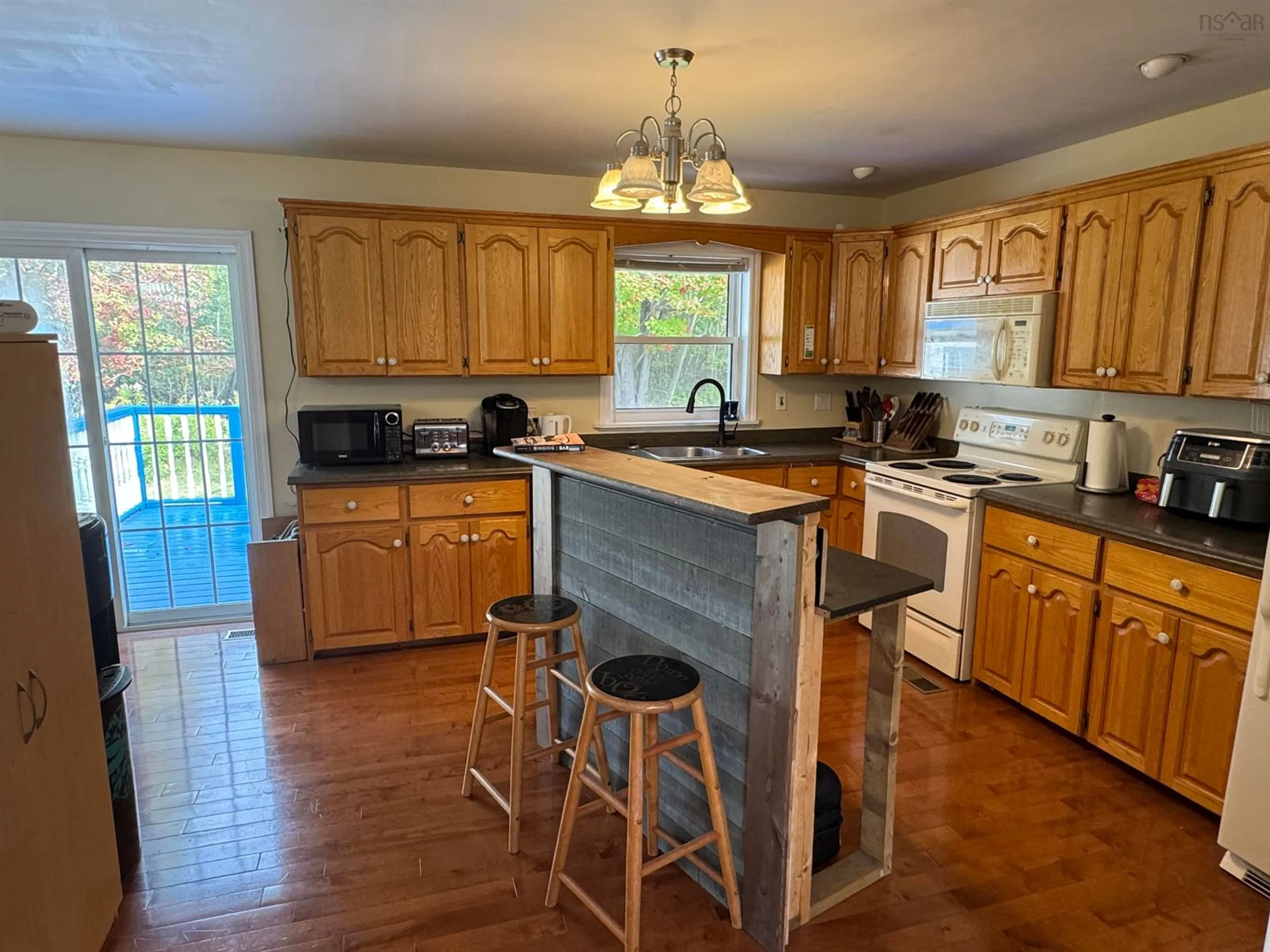 Open concept kitchen for 41 Park Rd, Trenton Nova Scotia B0K 1X0