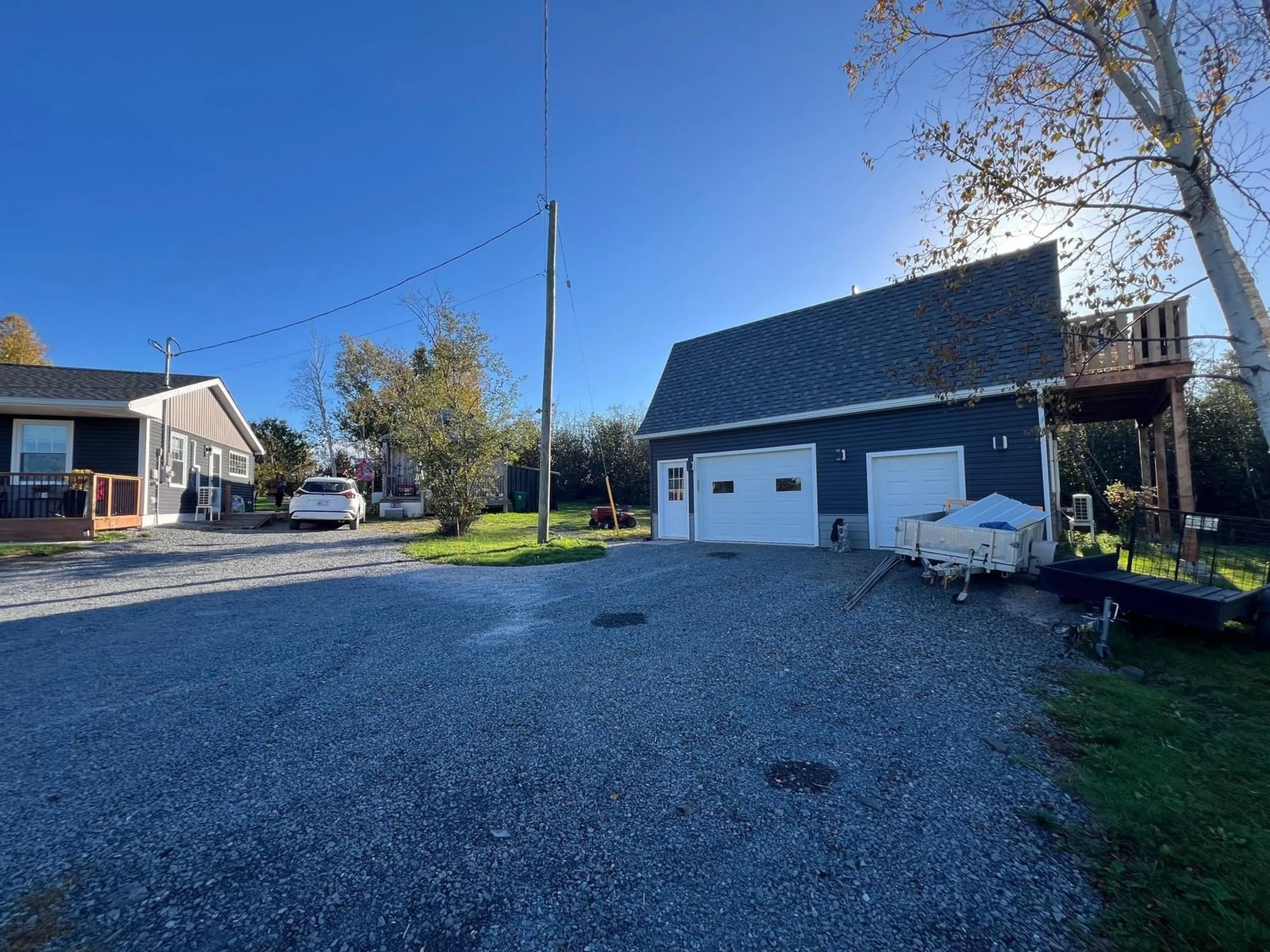 Frontside or backside of a home, the street view for 55 Saubren Lane, Kempt Shore Nova Scotia B0N 2A0