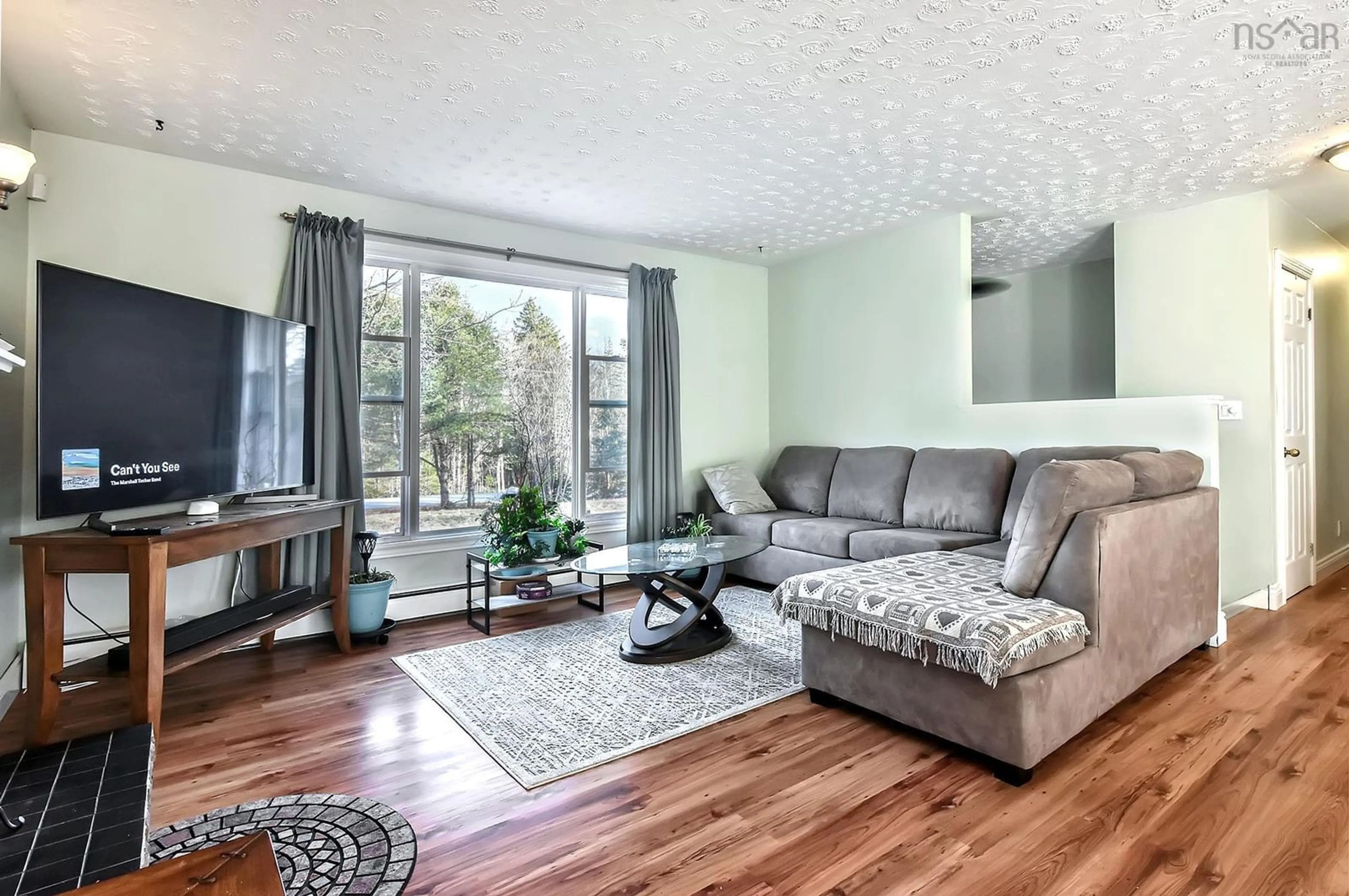 Living room, wood floors for 36 Gilby Crescent, Sackville Nova Scotia B4G 1E6