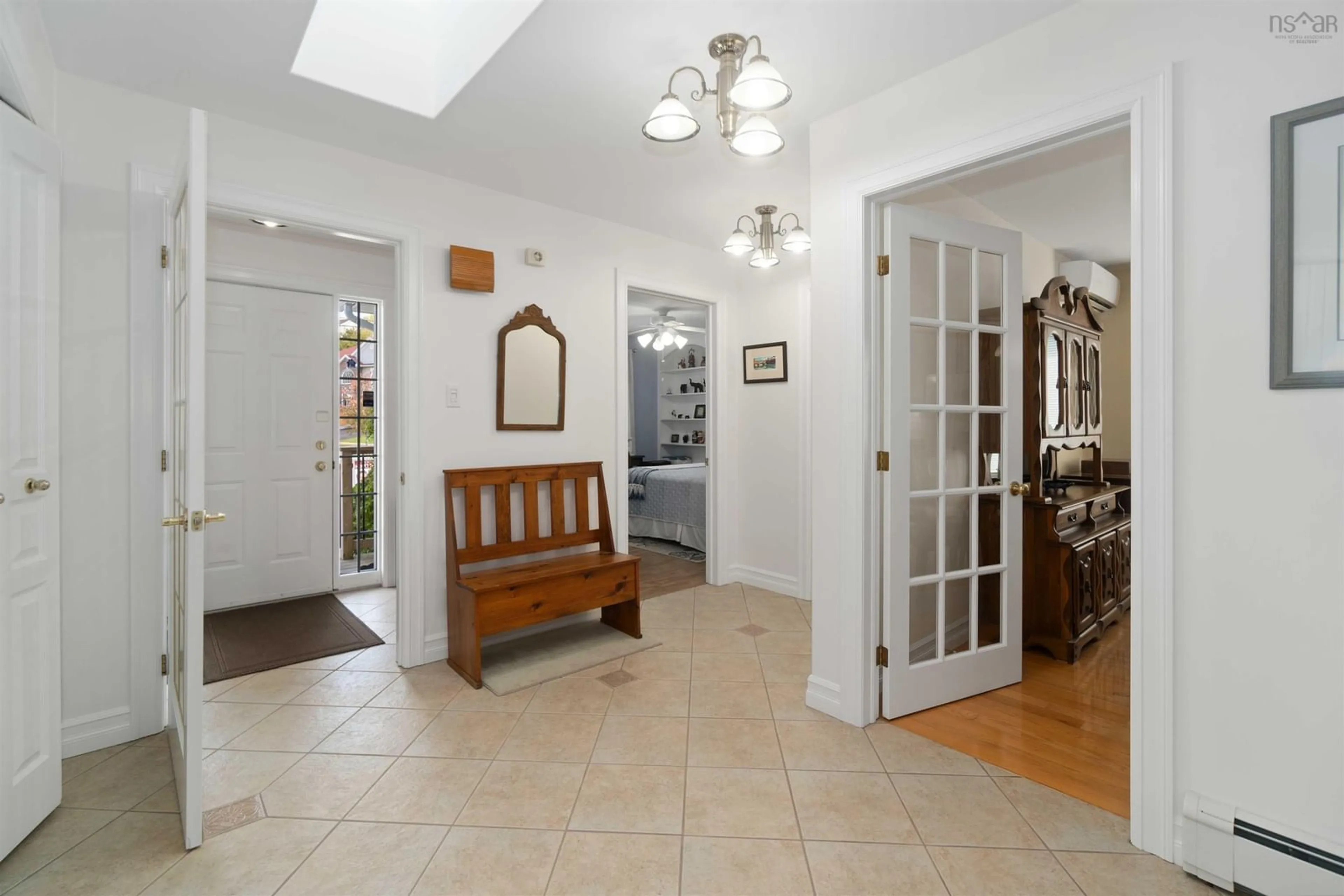 Indoor foyer, wood floors for 39 Fernbrook Crt, Dartmouth Nova Scotia B2X 3V6