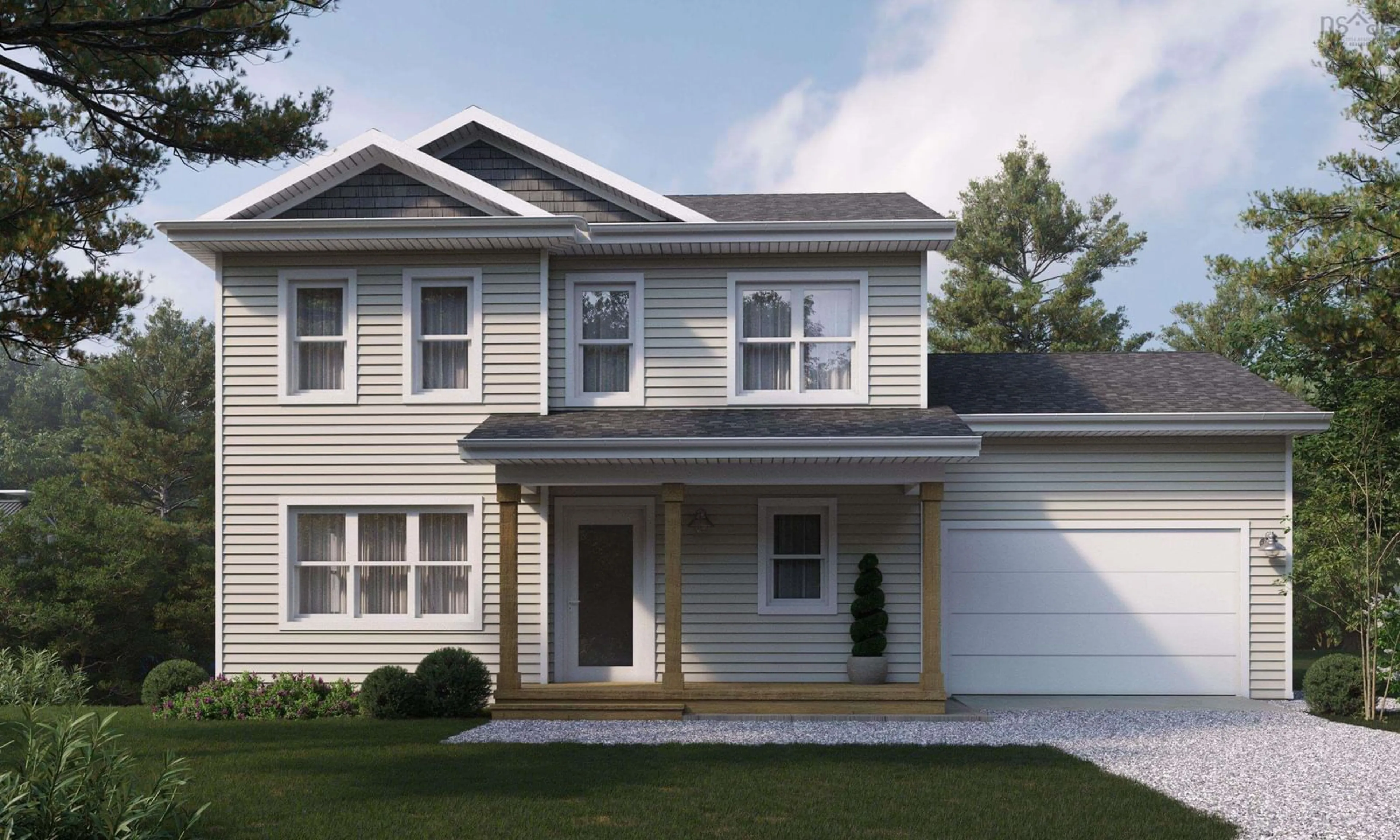 Home with vinyl exterior material for 68 Grove St #Lot 114, Mount Uniacke Nova Scotia B0N 1Z0