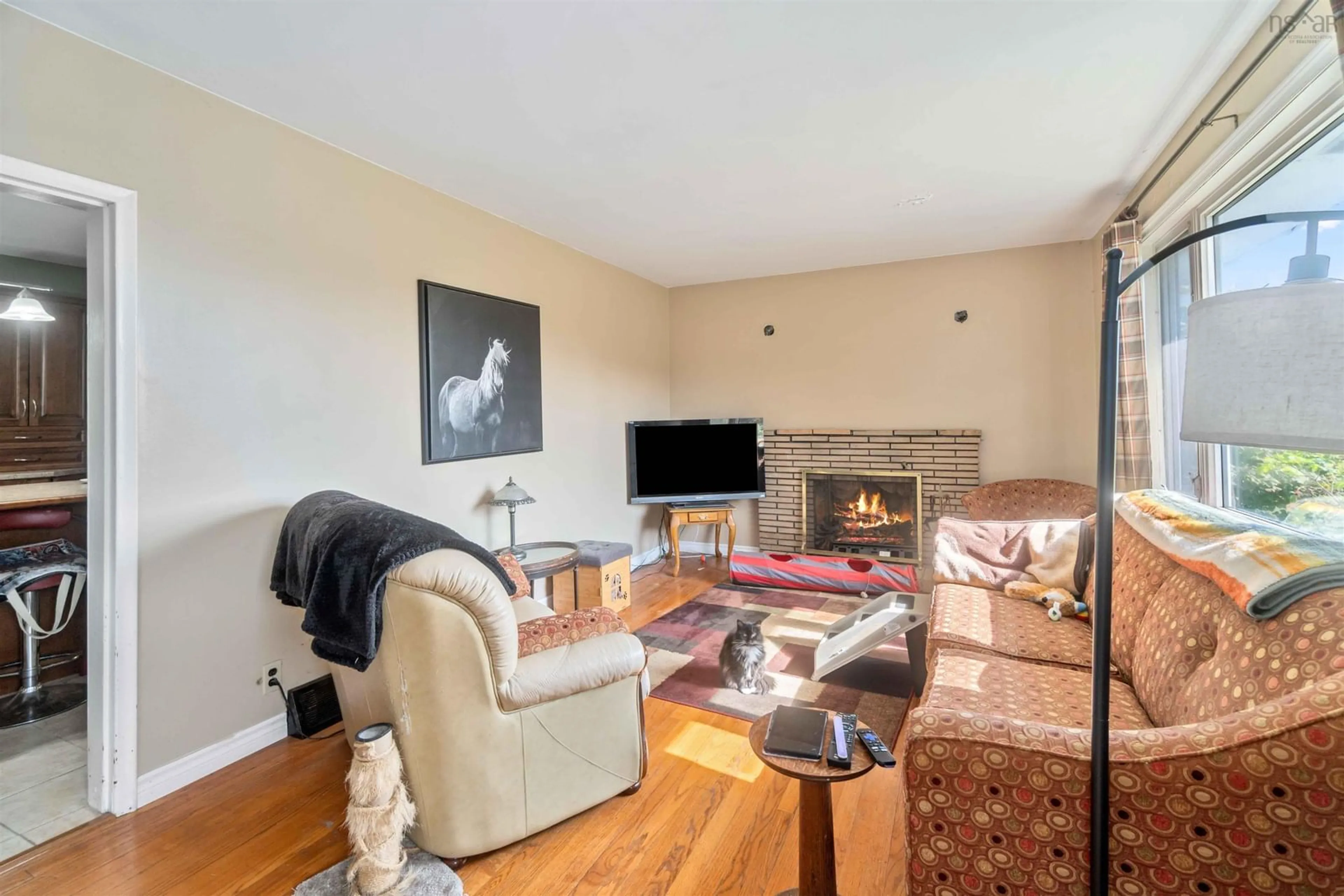 Living room, wood floors for 36 Nova Terr, Cole Harbour Nova Scotia B2V 1A9