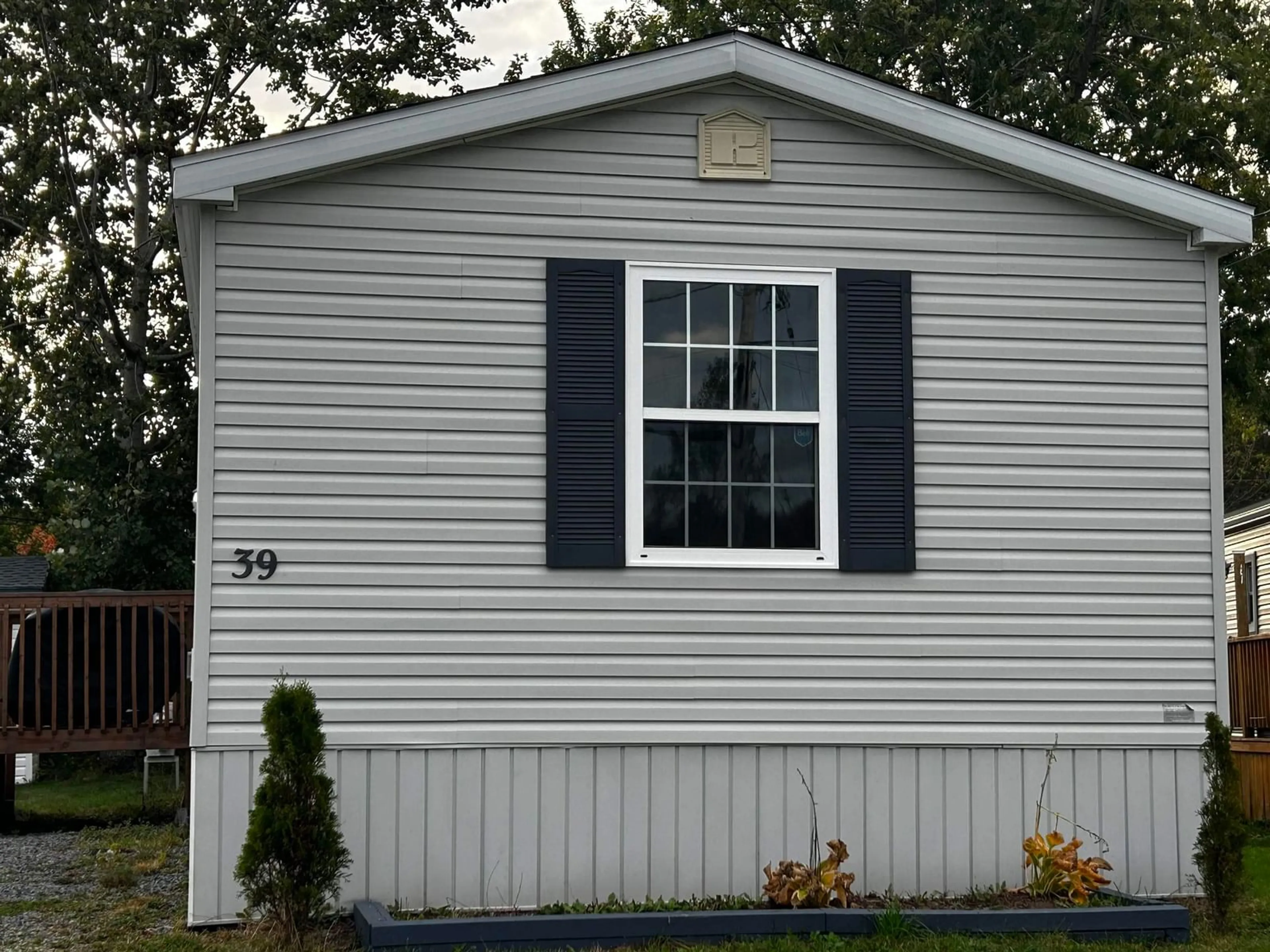 Home with vinyl exterior material for 39 Brook Cres, Middle Sackville Nova Scotia B4E 1C3