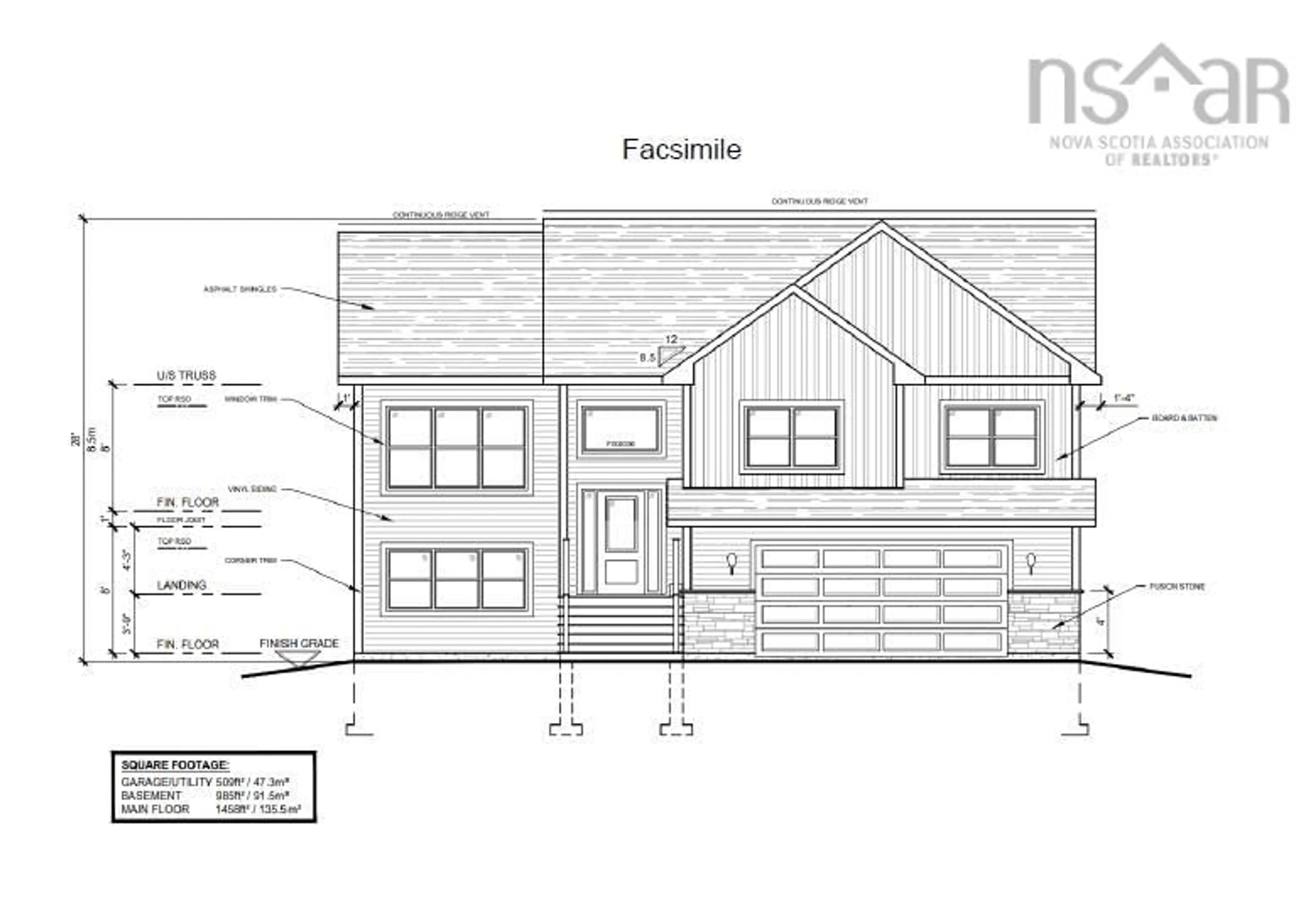 Frontside or backside of a home, cottage for 187 Run Lake Lane #Lot 7, Harrietsfield Nova Scotia B3V 0G2