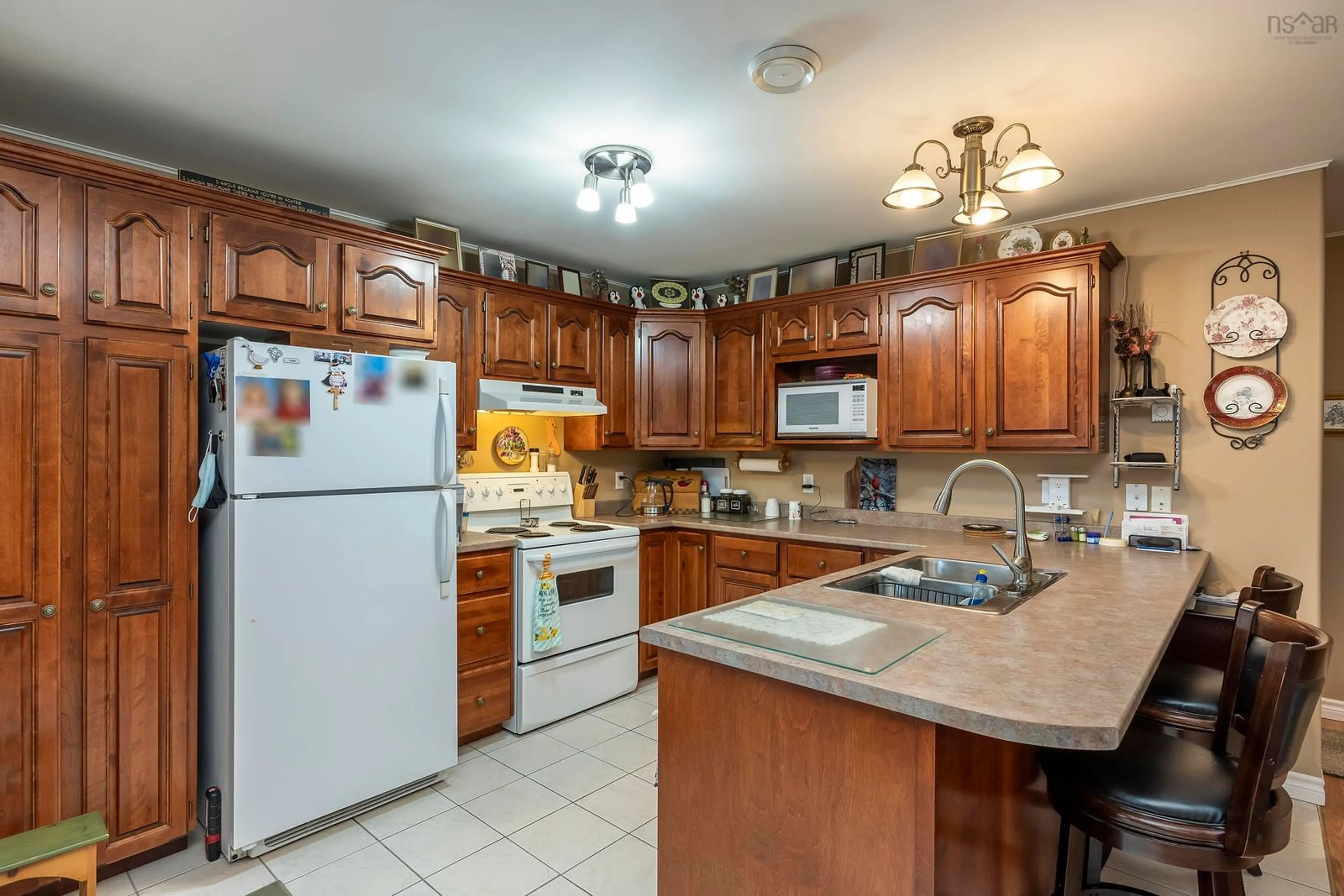 Kitchen, wood floors, cottage for 85 King Arthur Crt, New Minas Nova Scotia B4N 5J8