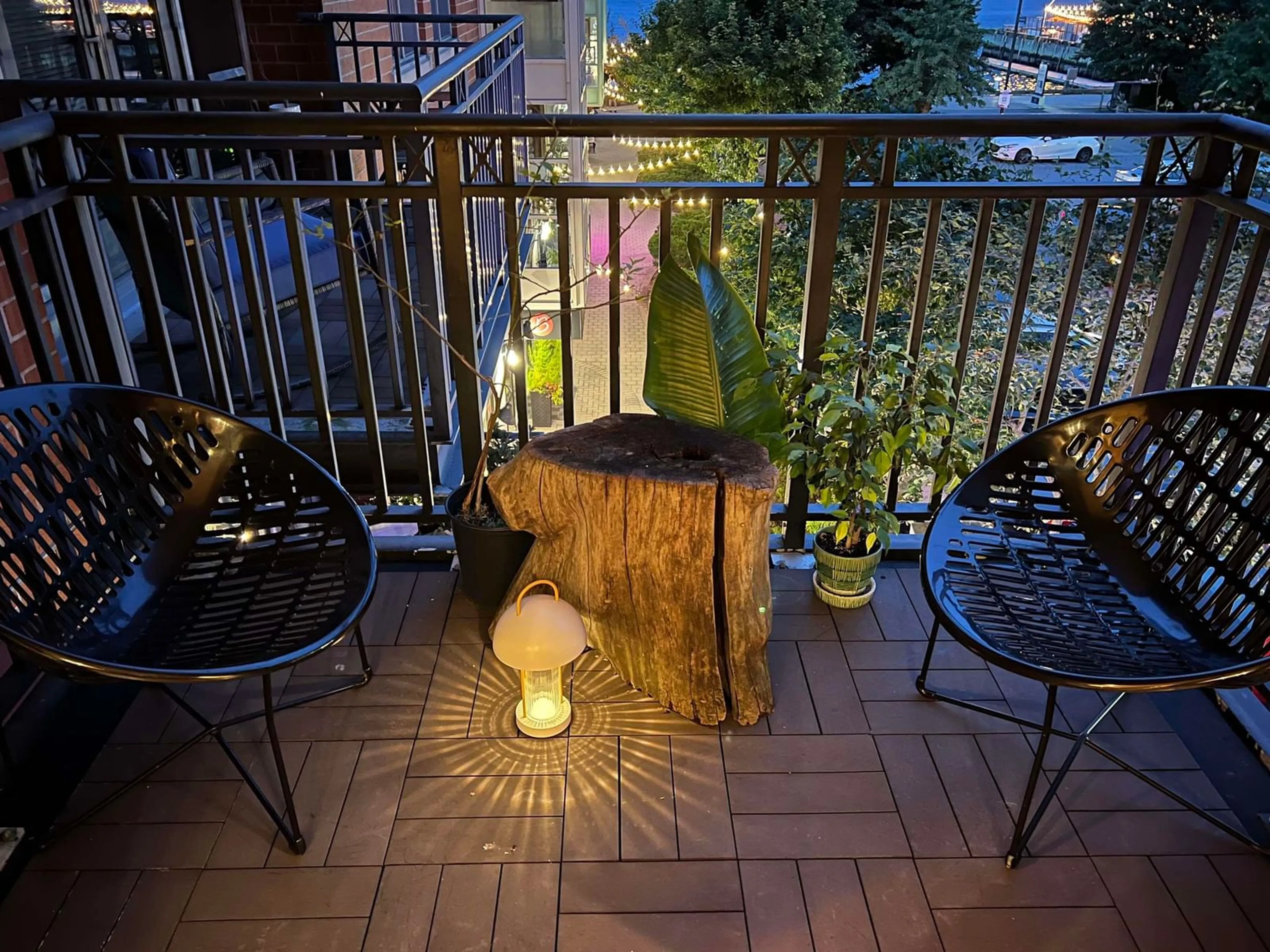 Patio, the fenced backyard for 1477 Lower Water St #326, Halifax Peninsula Nova Scotia B3J 3Z4