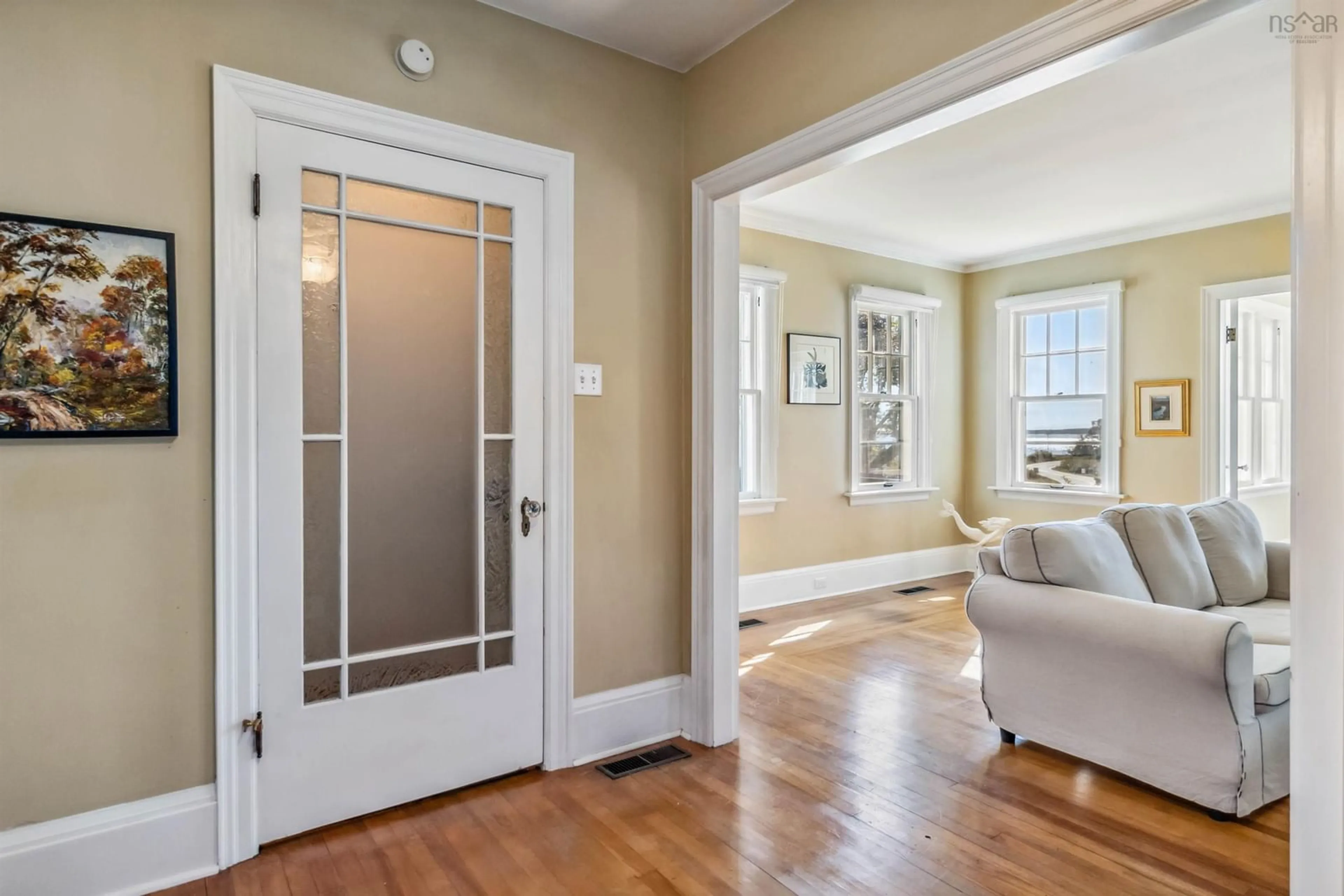 Indoor entryway, wood floors for 3614 Highway 331, Lahave Nova Scotia B0R 1C0