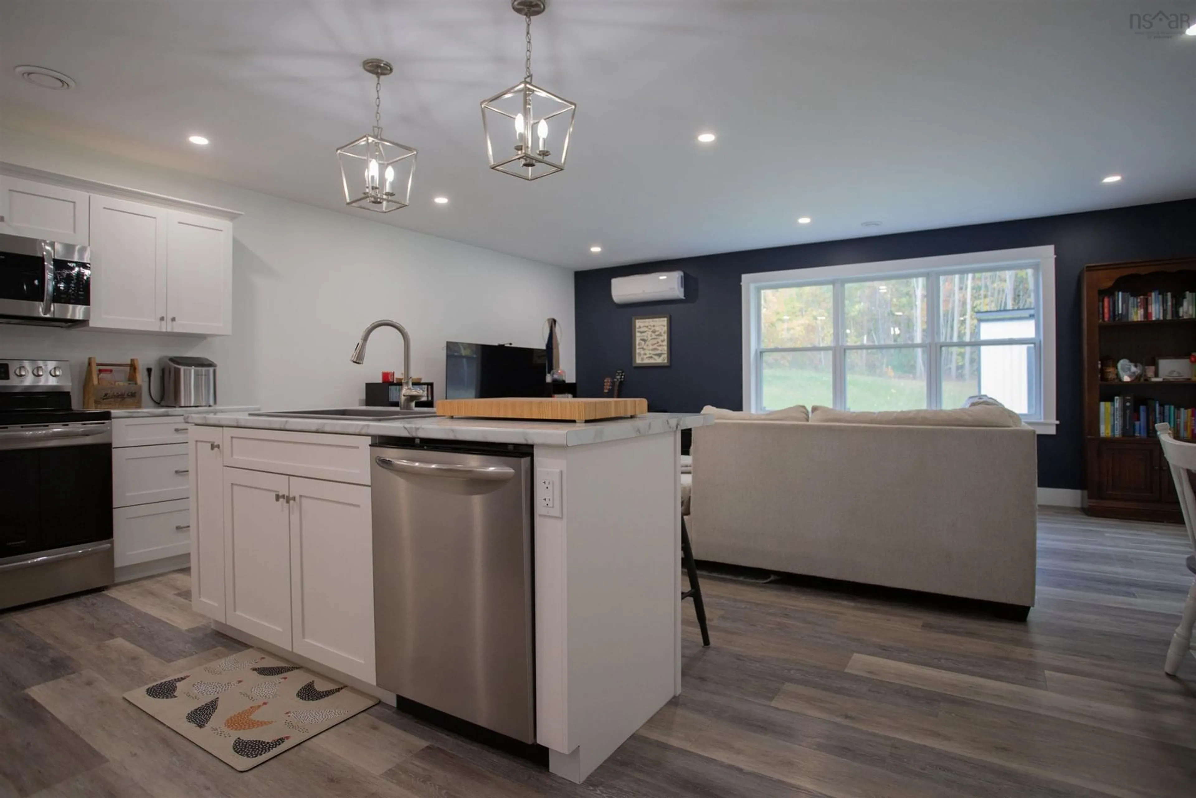 Open concept kitchen for 1125 Percy Crt, Aylesford Nova Scotia B0P 1C0