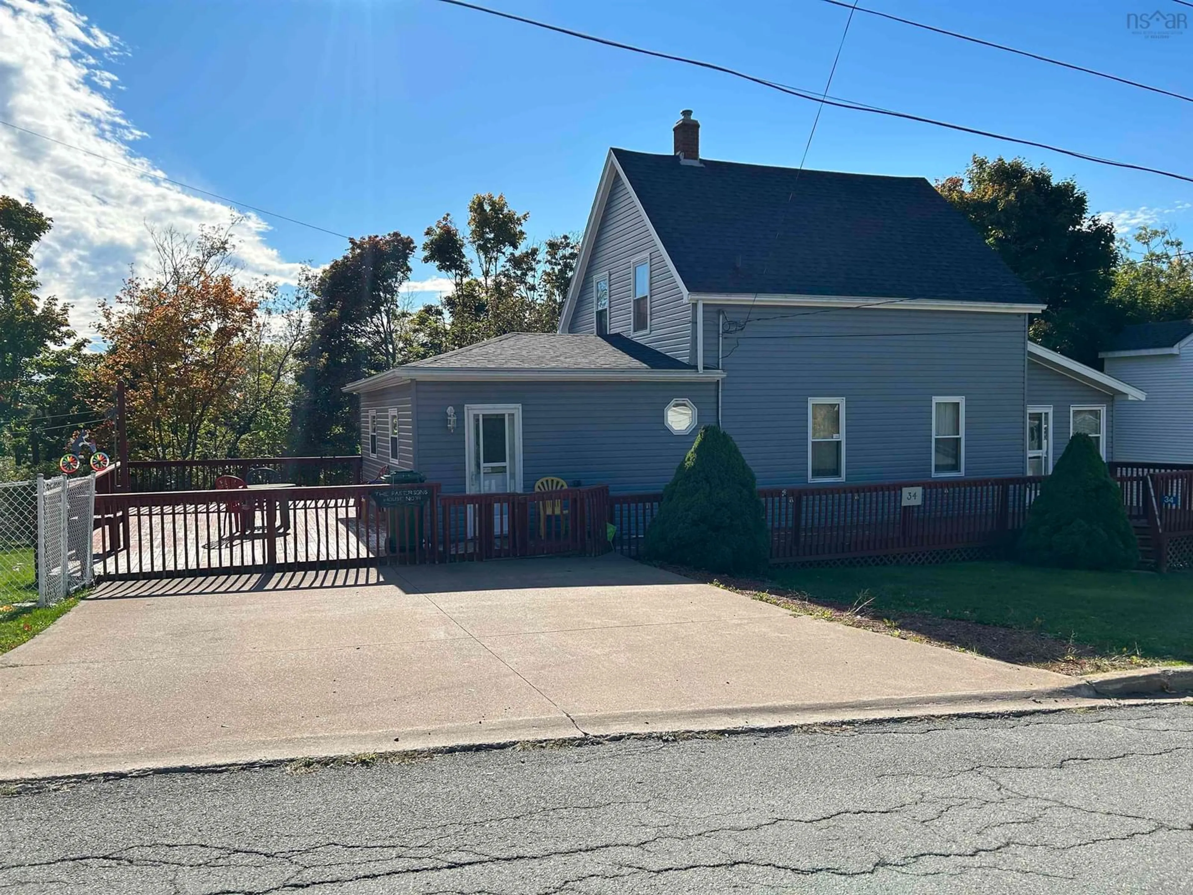 Frontside or backside of a home, the front or back of building for 34 Forge St, Trenton Nova Scotia B0K 1X2