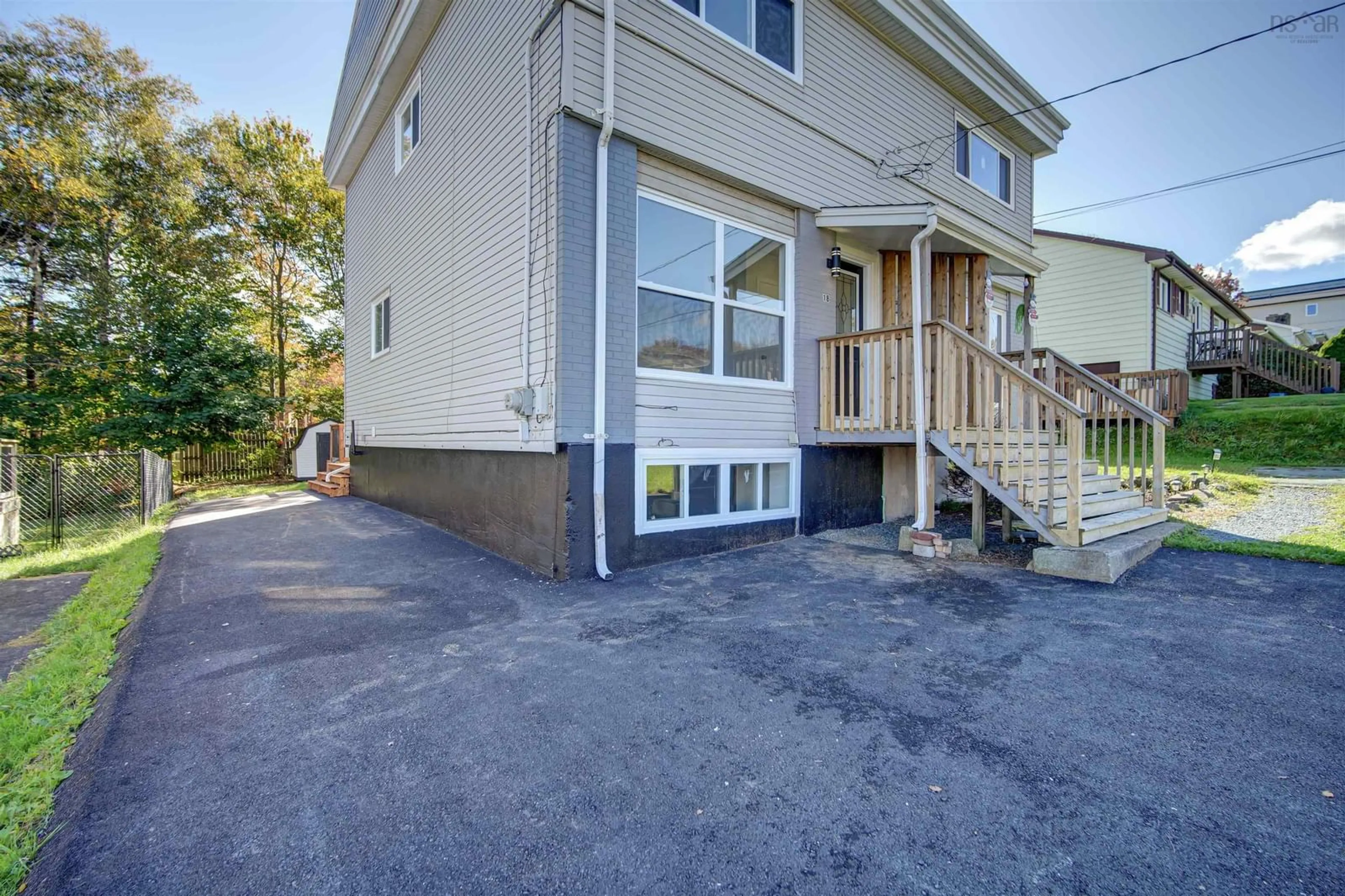 A pic from exterior of the house or condo, the street view for 18 Hilden Dr, Halifax Nova Scotia B3R 1K2