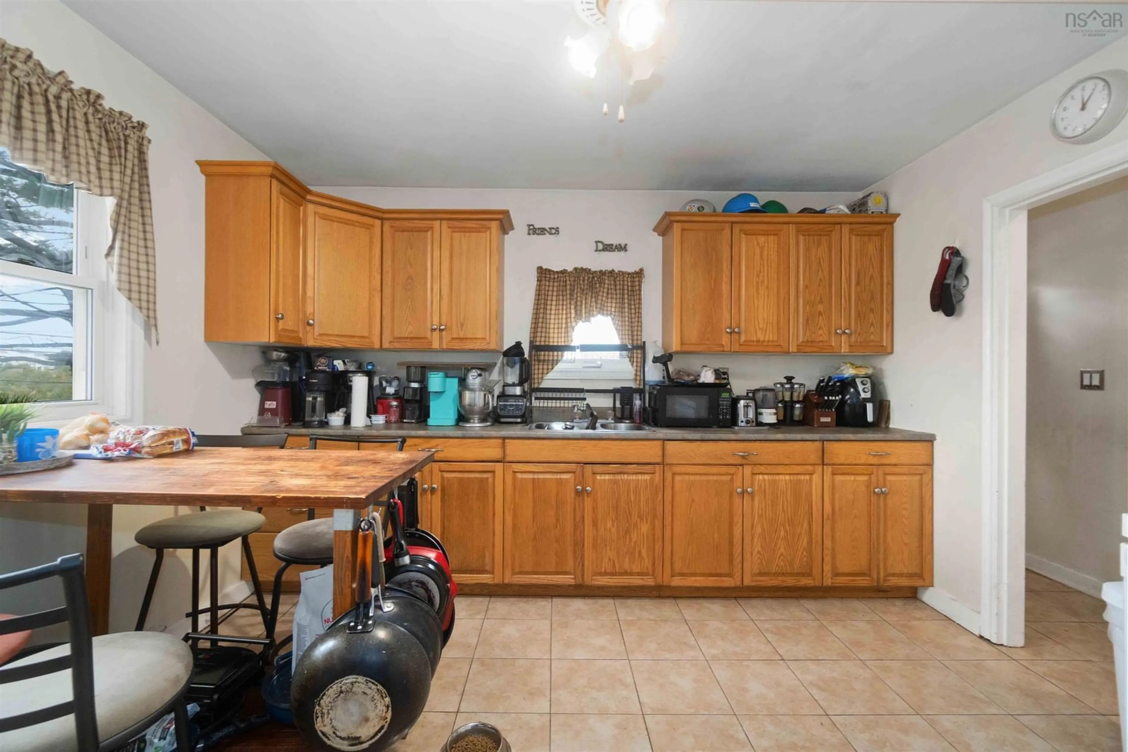 Kitchen, wood floors, cottage for 744 St Margarets Bay Rd, Halifax Nova Scotia B3N 1K7