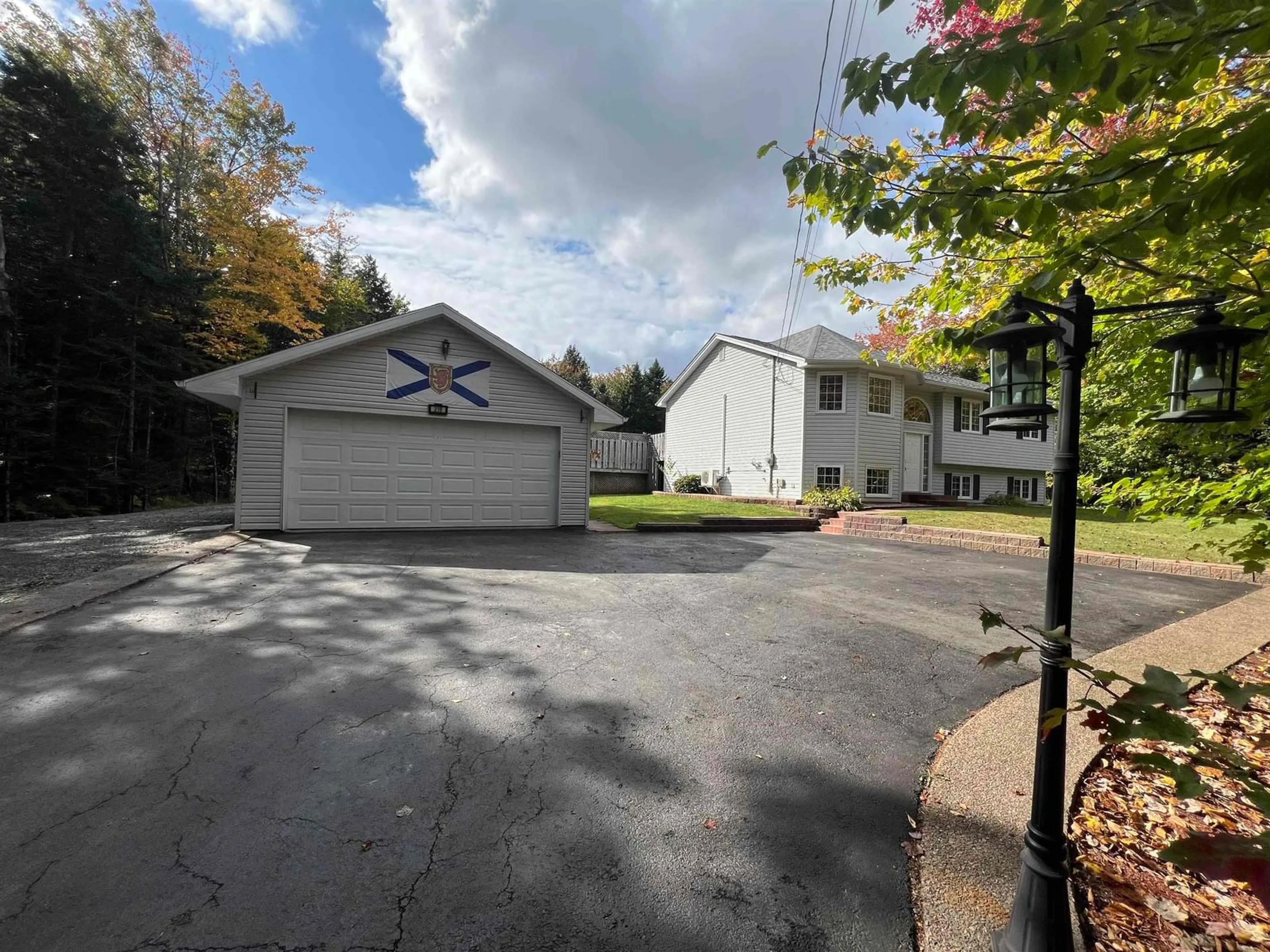 Frontside or backside of a home, the street view for 219 Monarch Dr, Beaver Bank Nova Scotia B4E 3J1