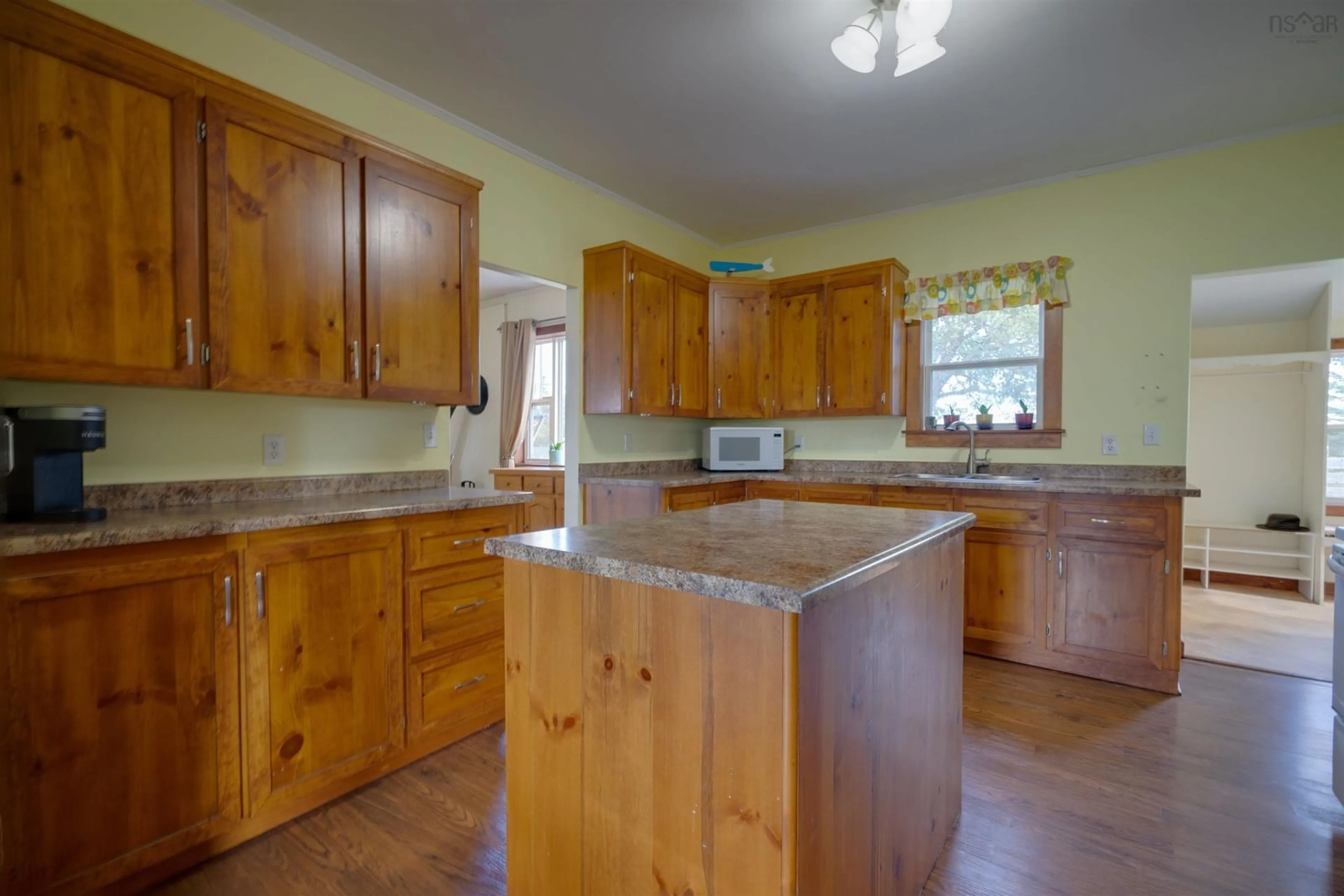 Kitchen, wood floors, cottage for 35 Overcove Road, Freeport Nova Scotia B0V 1B0