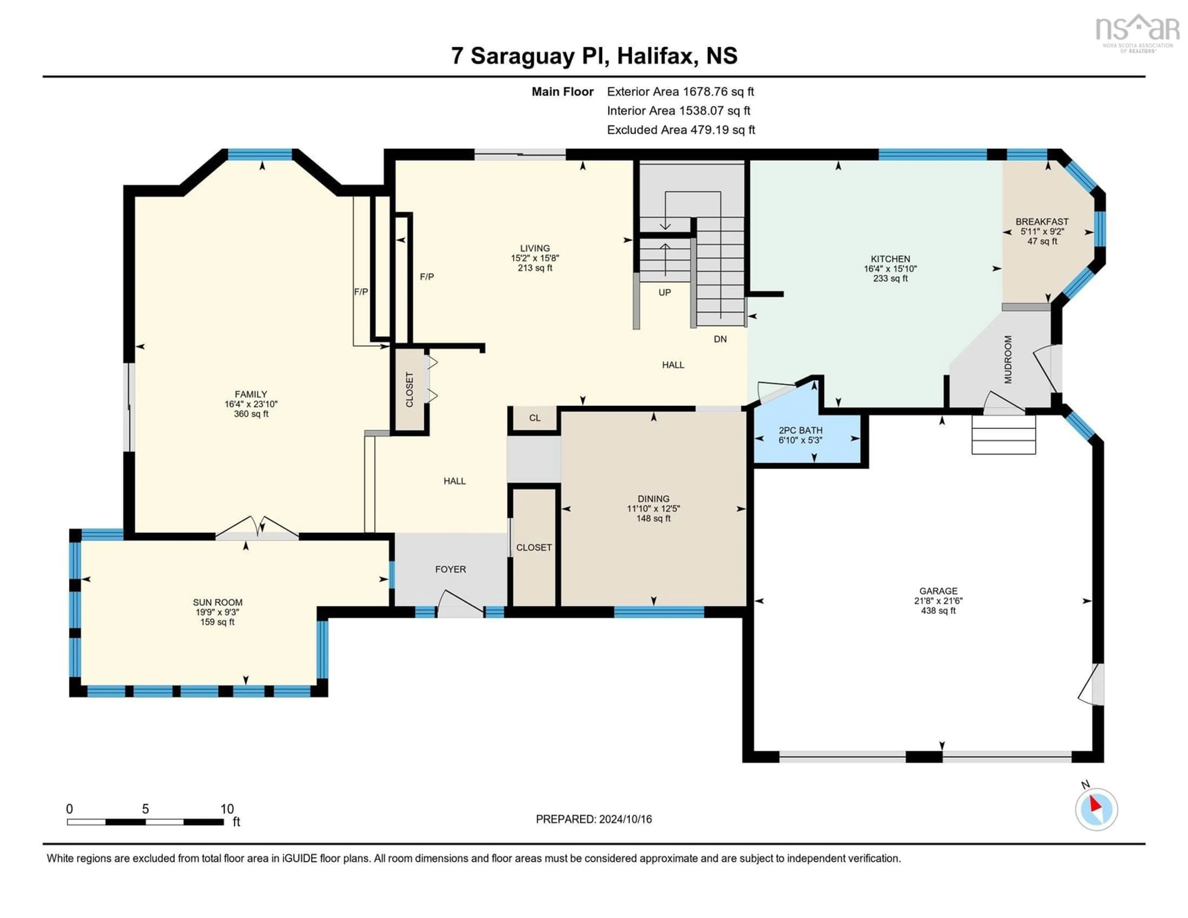 Floor plan for 7 Saraguay Pl, Halifax Nova Scotia B3P 2N9