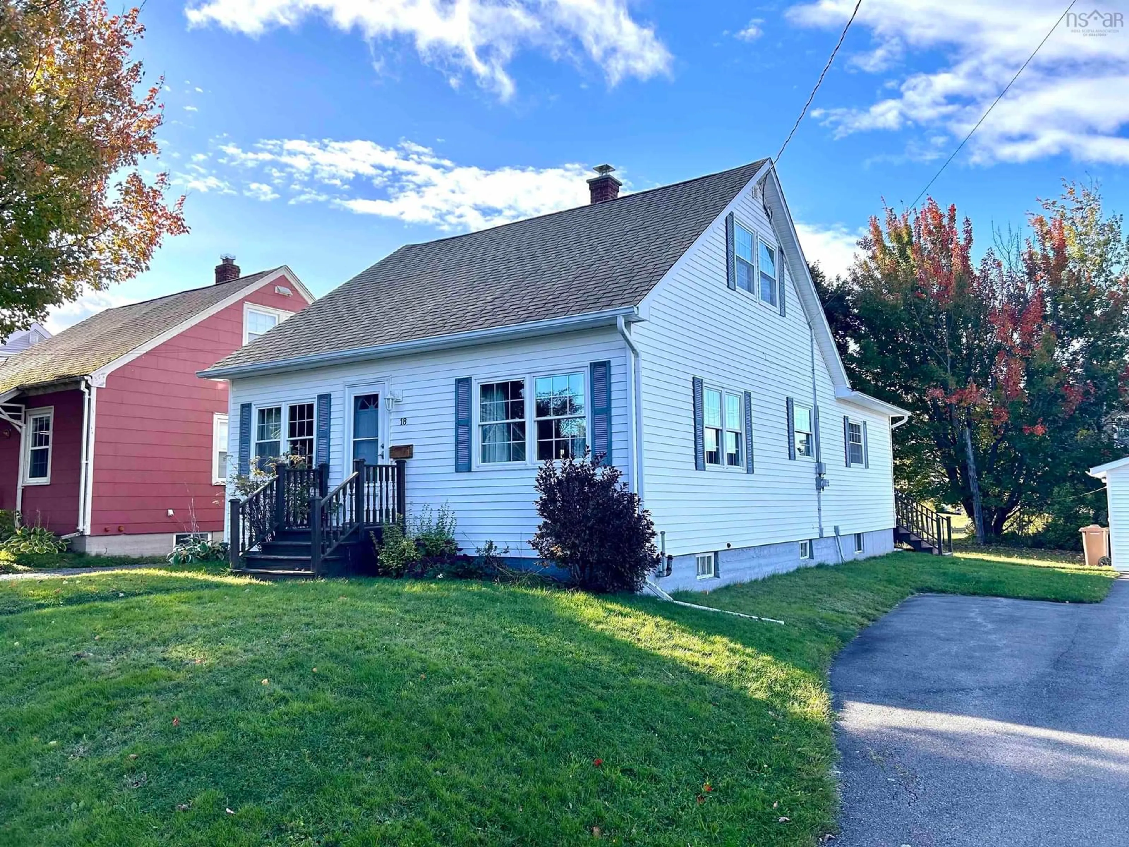 Frontside or backside of a home, cottage for 18 Haliburton St, Amherst Nova Scotia B4H 2N7