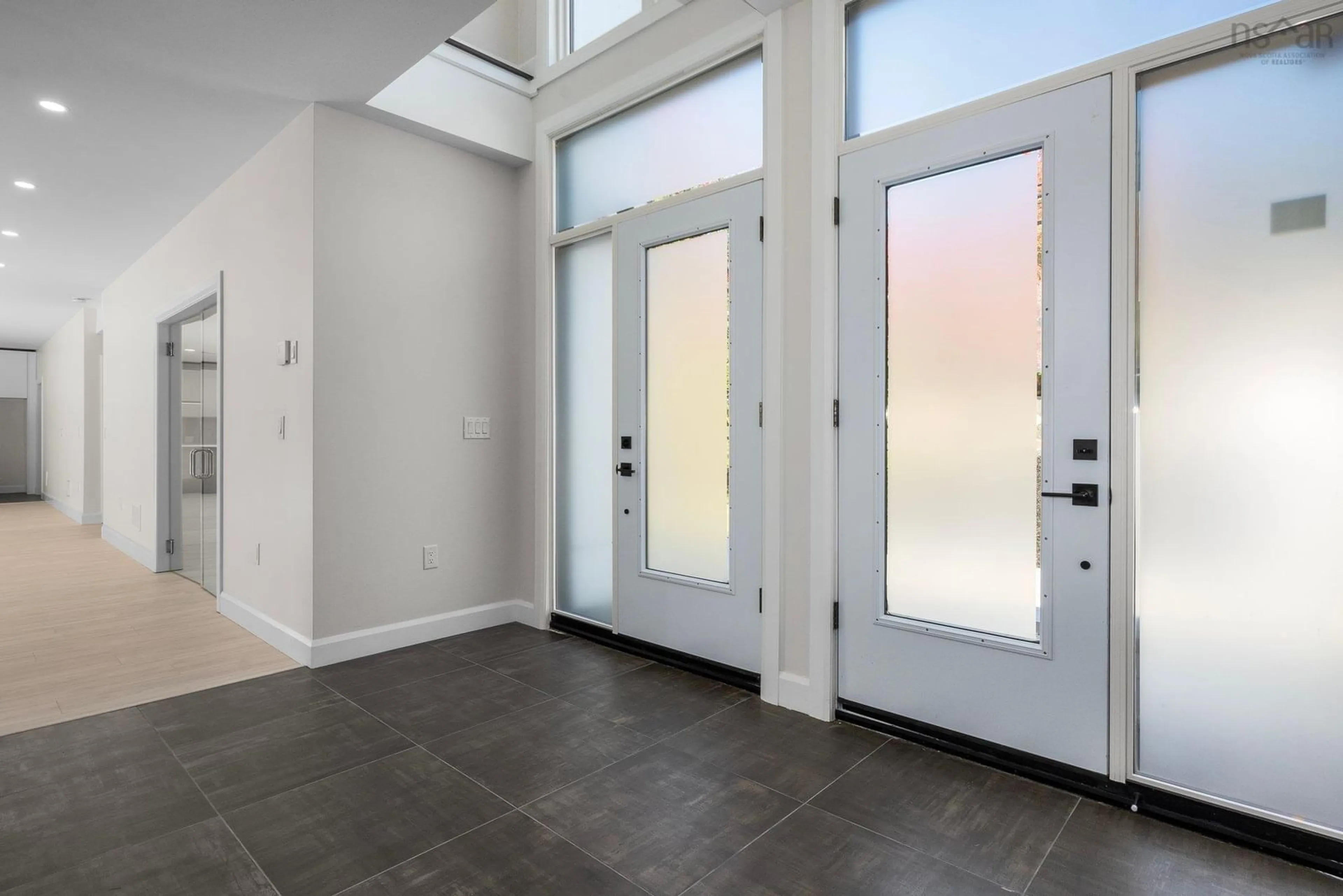 Indoor entryway, cement floor for 80 Hammonds Plains Rd, Bedford Nova Scotia B4A 0H8