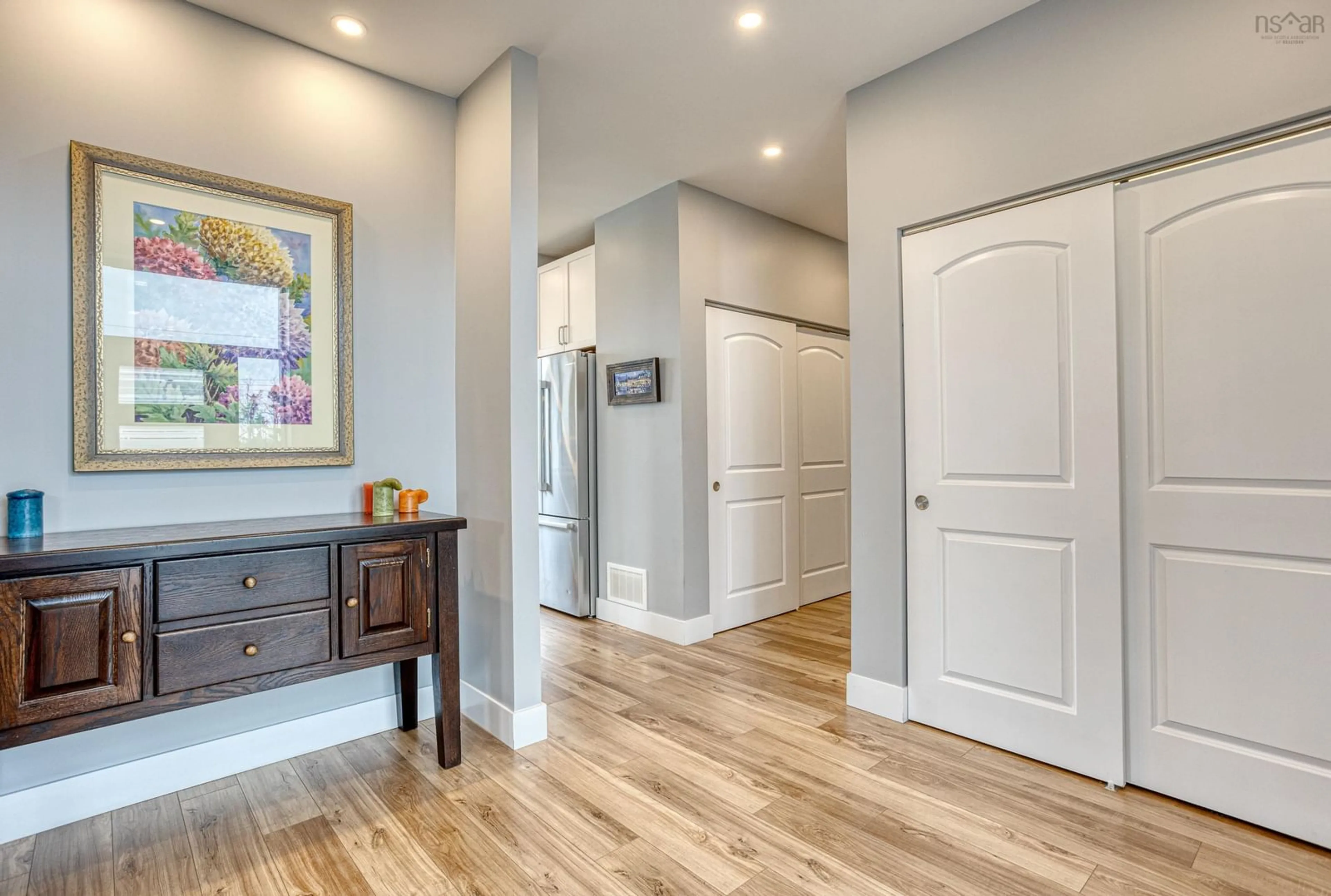 Indoor entryway, wood floors for 201 Lynwood Dr, Brookside Nova Scotia B3T 0J8