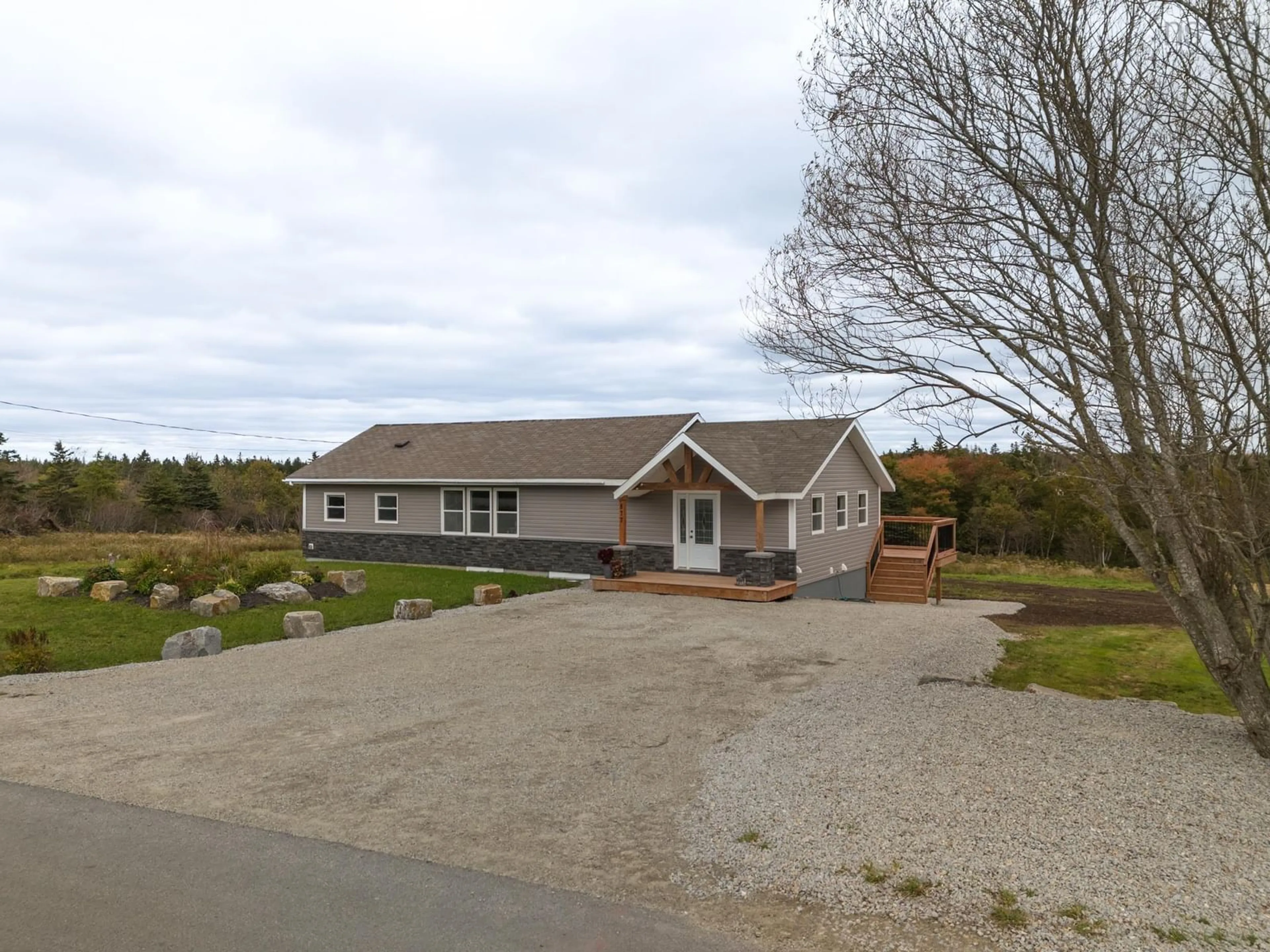 Frontside or backside of a home, cottage for 877 Lake Doucette Rd, Springdale Nova Scotia B5A 5L9