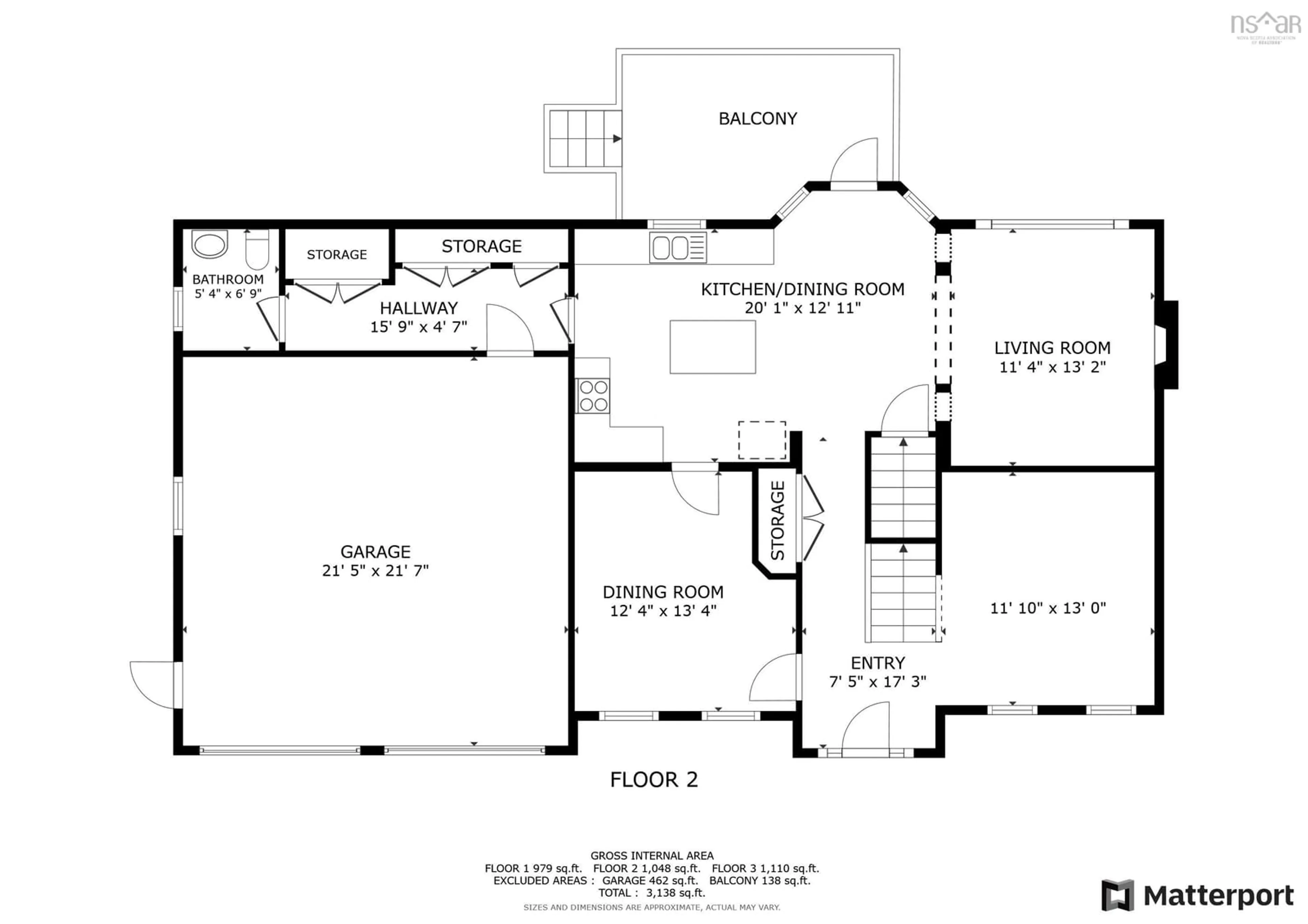 Floor plan for 216 Robert St, Fall River Nova Scotia B2T 1H7