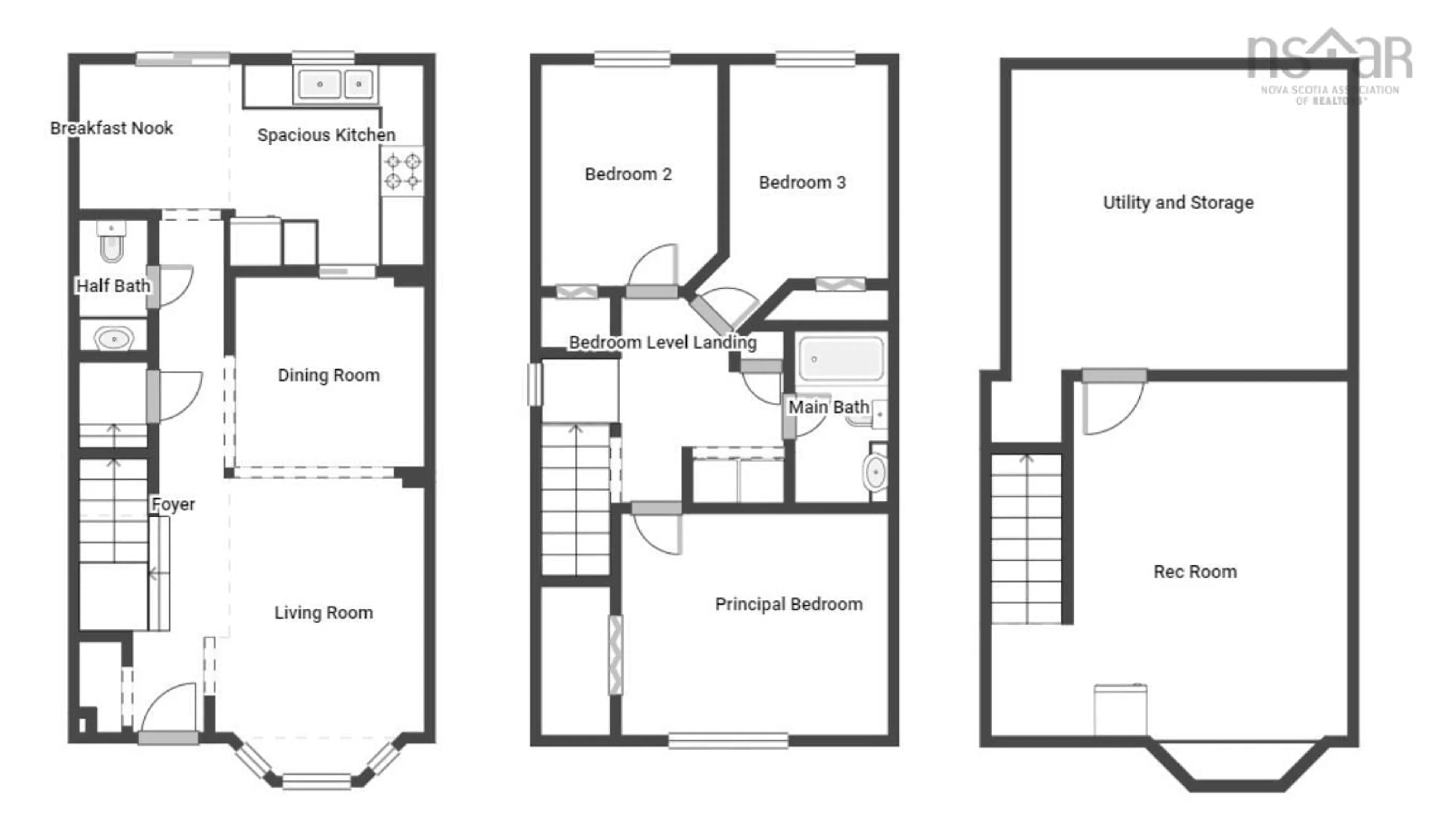 Floor plan for 33 Tamarack Dr, Halifax Nova Scotia B3N 3G4