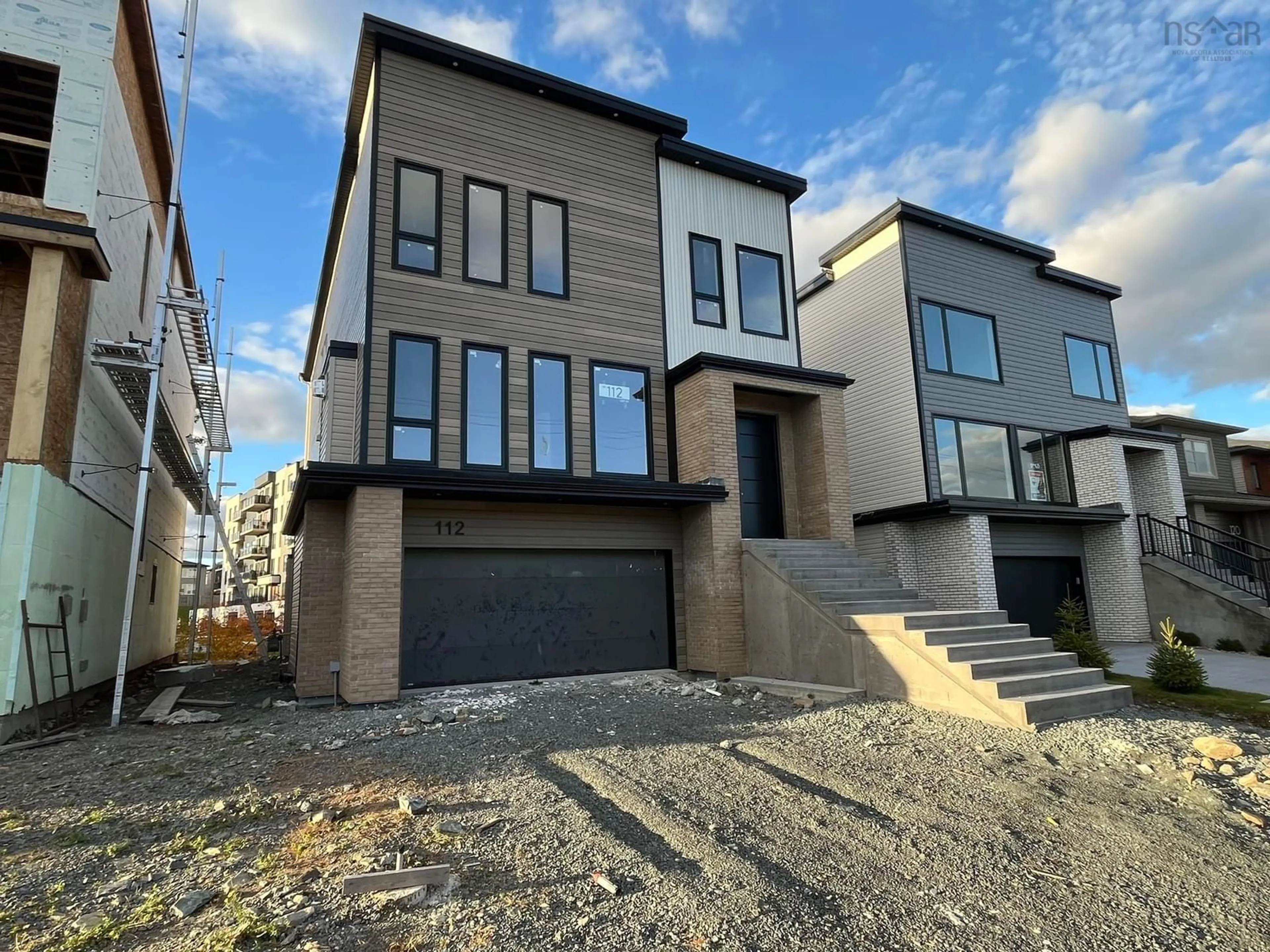 A pic from exterior of the house or condo, the street view for 112 Samaa Court, Bedford West Nova Scotia B4B 0Y4