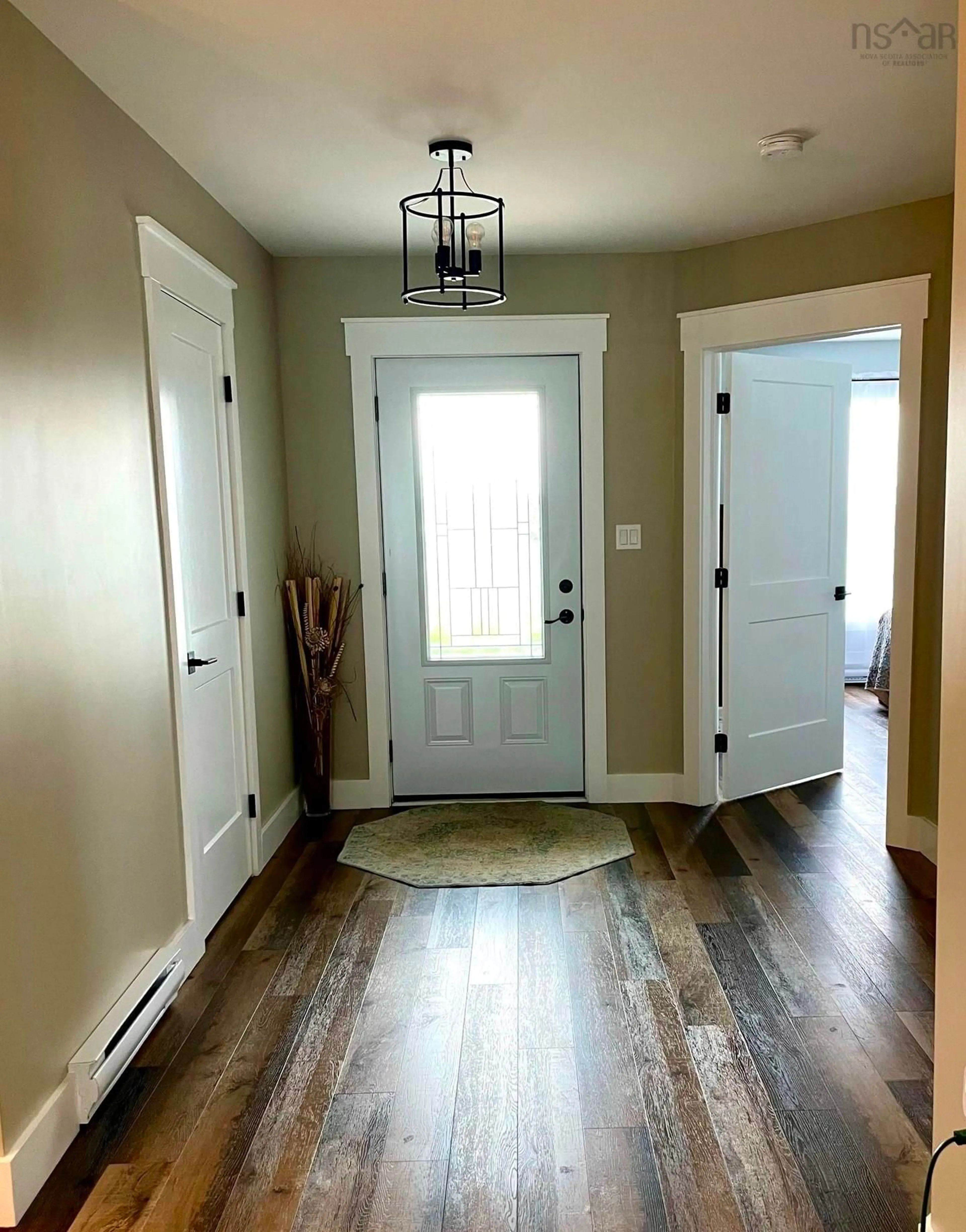 Indoor entryway, wood floors for 72 Drew St, Glace Bay Nova Scotia B1A 1A7