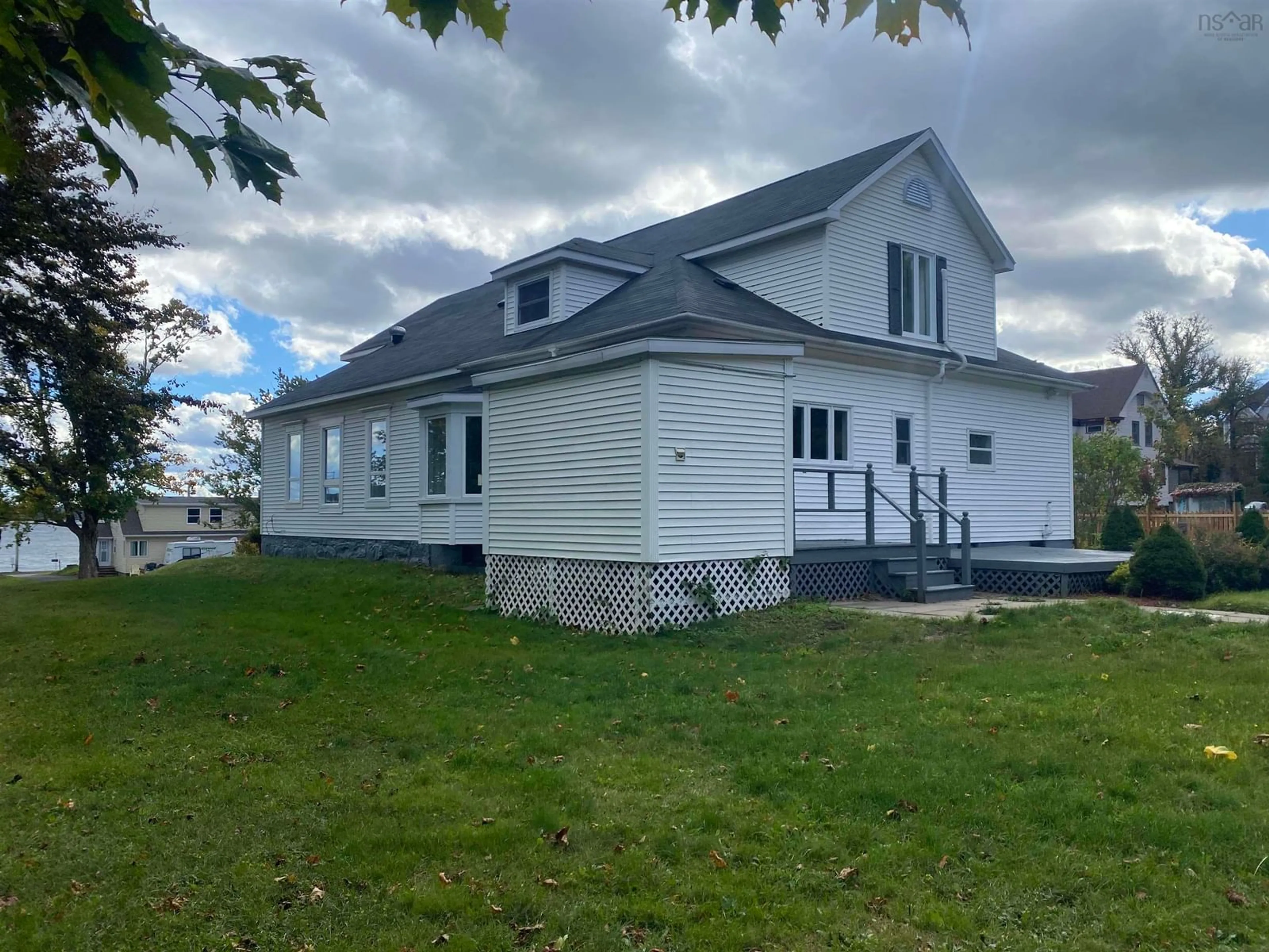 Frontside or backside of a home, the front or back of building for 94 Queen Street, North Sydney Nova Scotia B2A 1A6