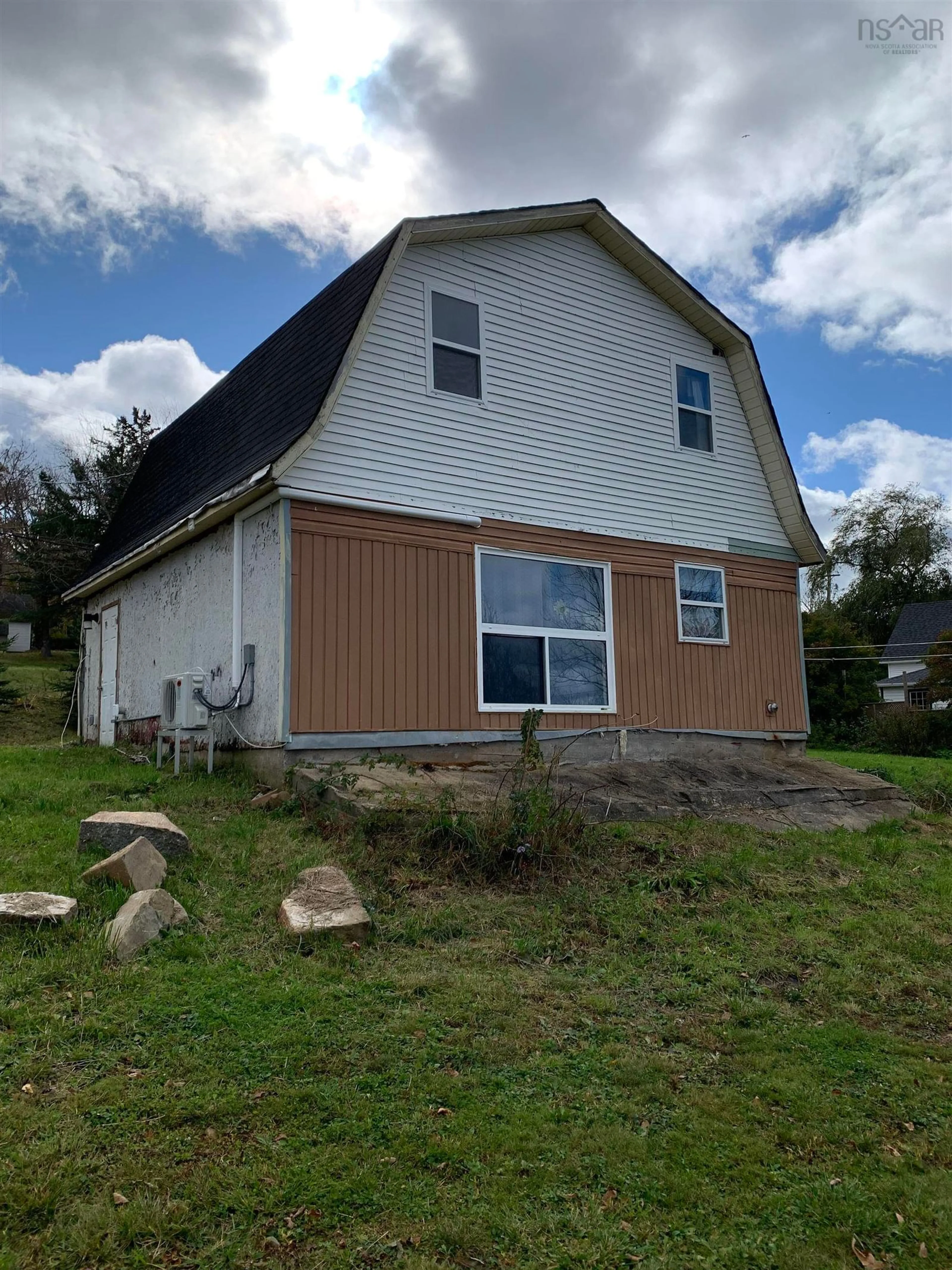 Frontside or backside of a home, the front or back of building for 1421 Highway 1, Clementsport Nova Scotia B0S 1E0