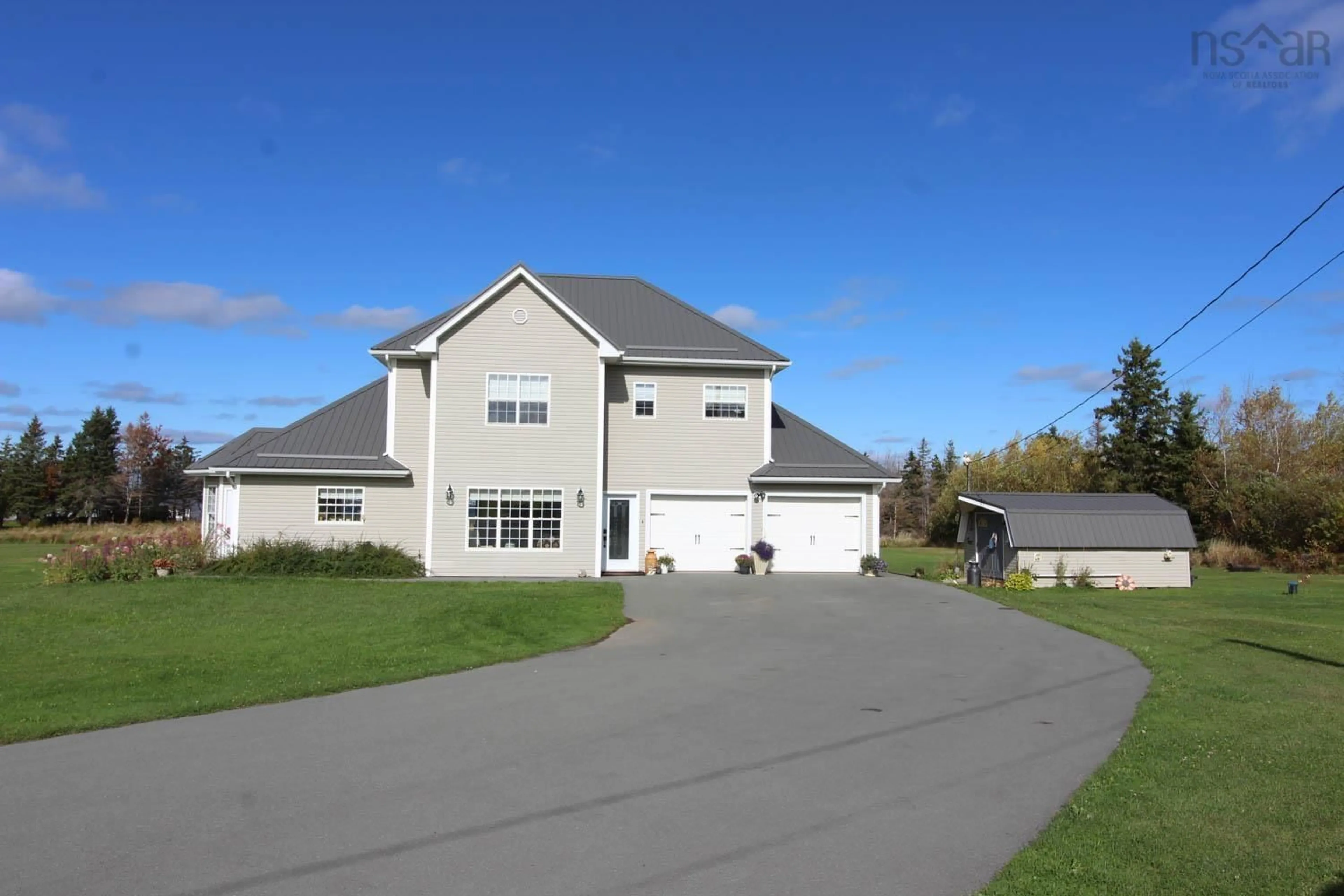 Frontside or backside of a home, the street view for 56 Dawson Beach Rd, Brule Shore Nova Scotia B0K 1V0