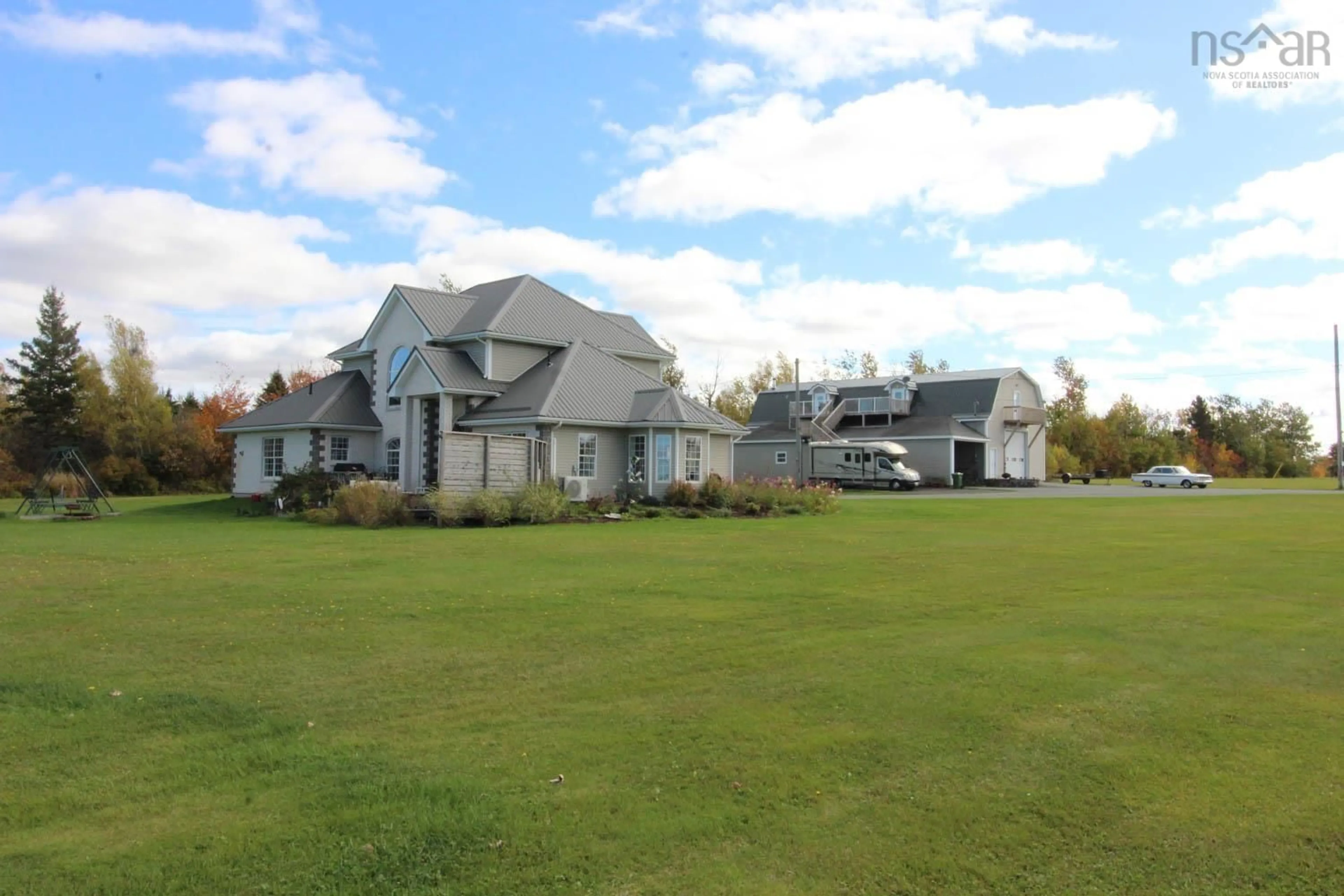 Frontside or backside of a home, the street view for 56 Dawson Beach Rd, Brule Shore Nova Scotia B0K 1V0