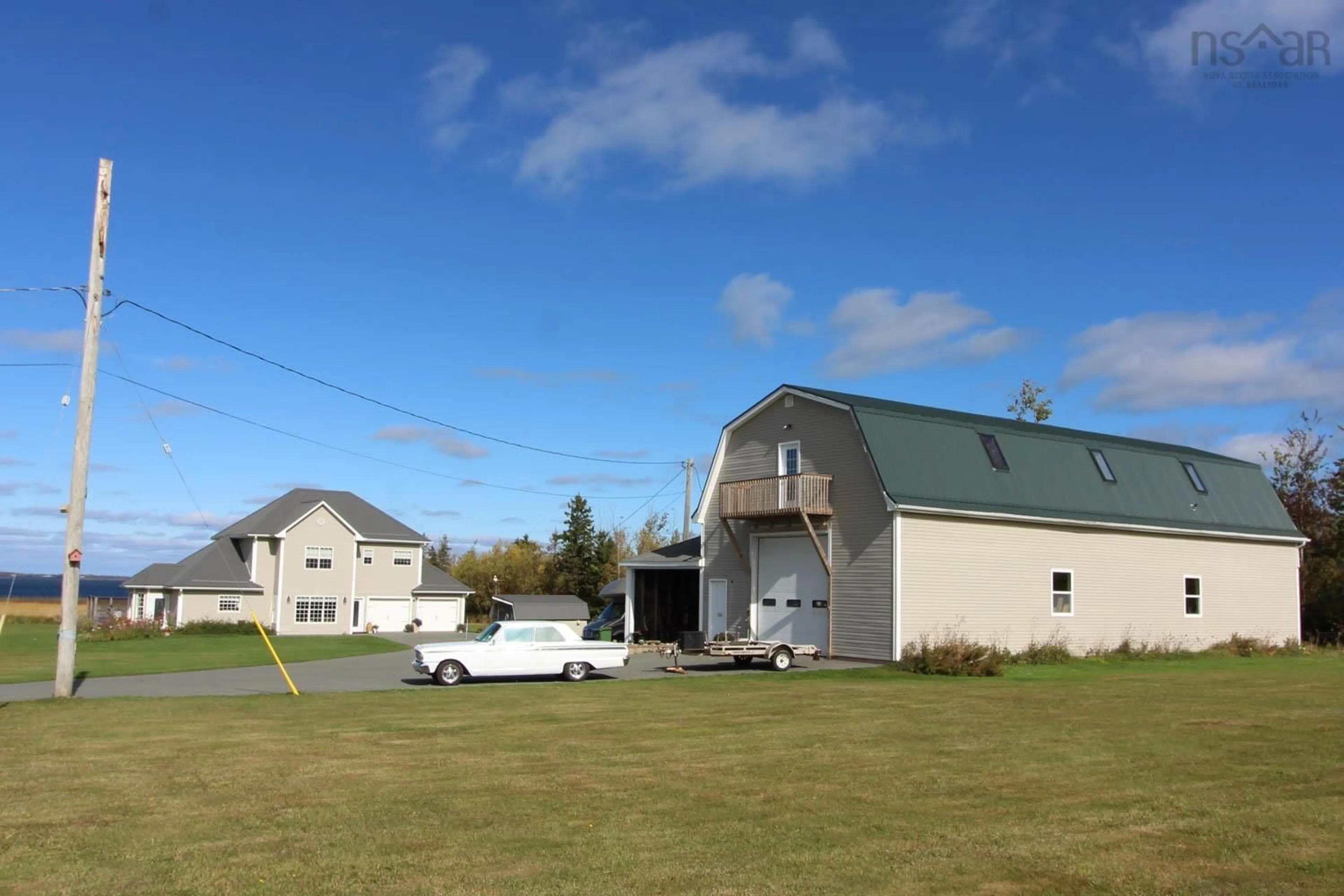 A pic from exterior of the house or condo, the front or back of building for 56 Dawson Beach Rd, Brule Shore Nova Scotia B0K 1V0