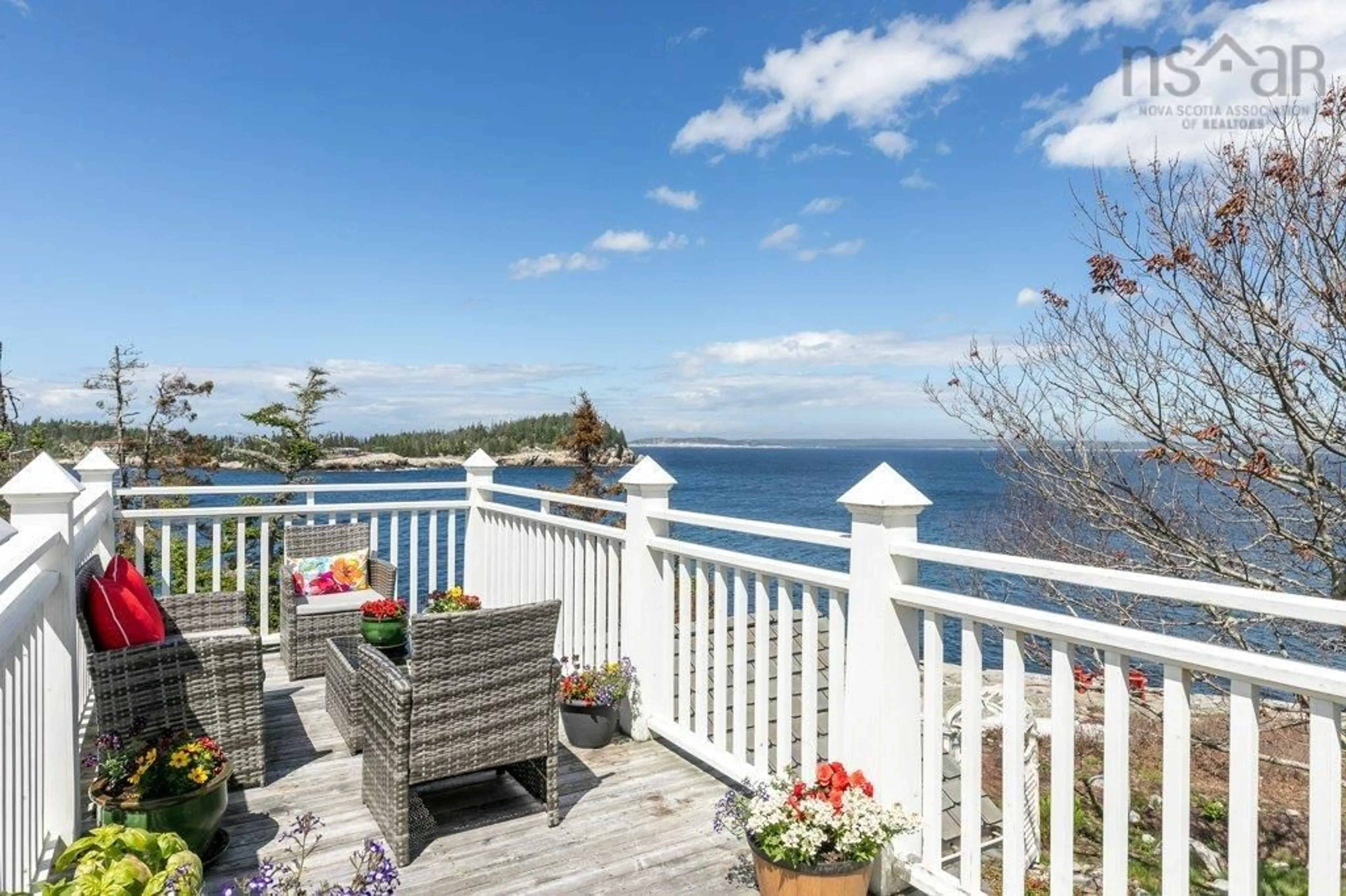 Patio, cottage for 52 Island Watch Run, North West Cove Nova Scotia B0J 1T0