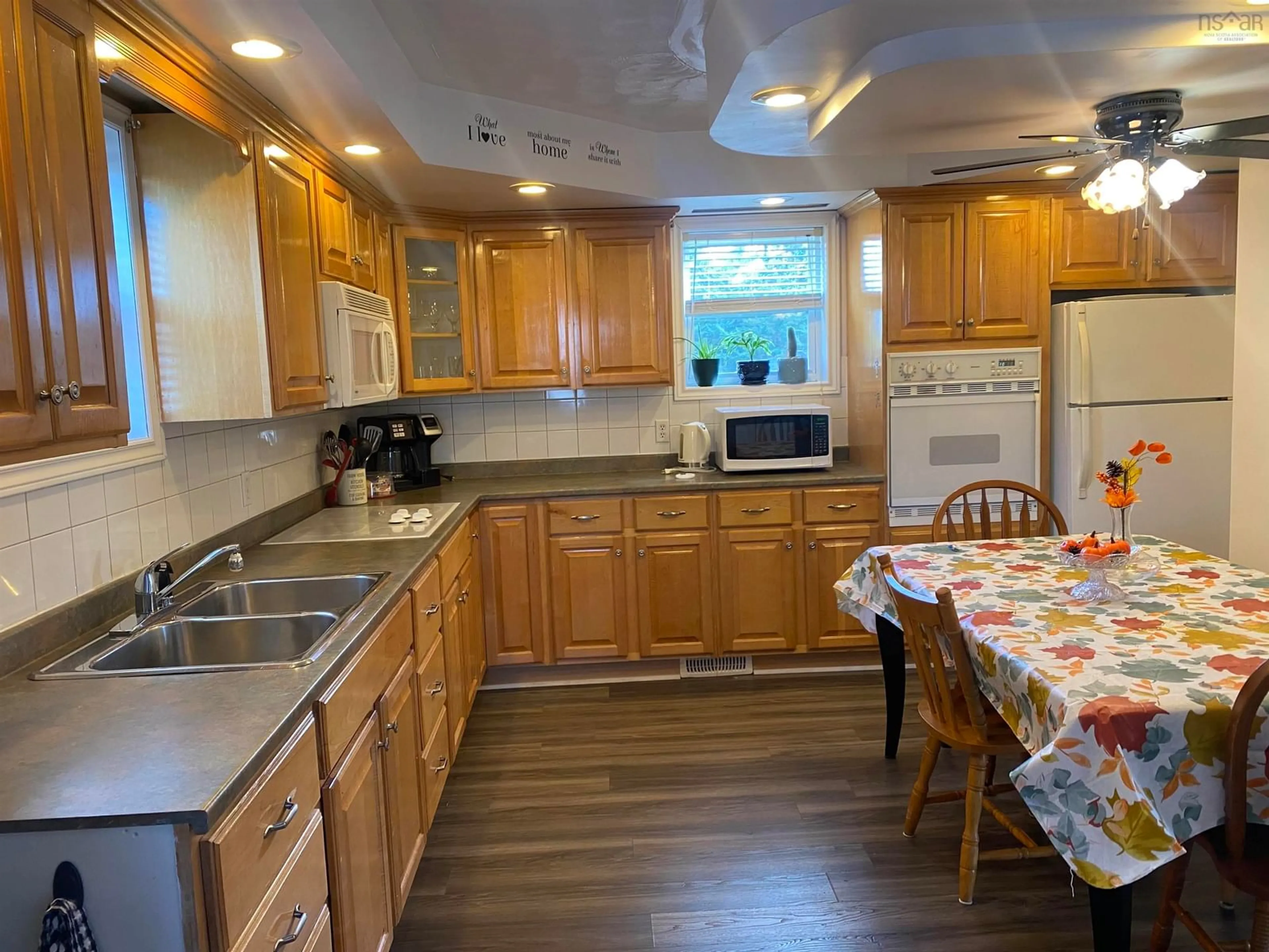 Standard kitchen, wood floors, cottage for 53 Margaret Street, North Sydney Nova Scotia B2A 2H6