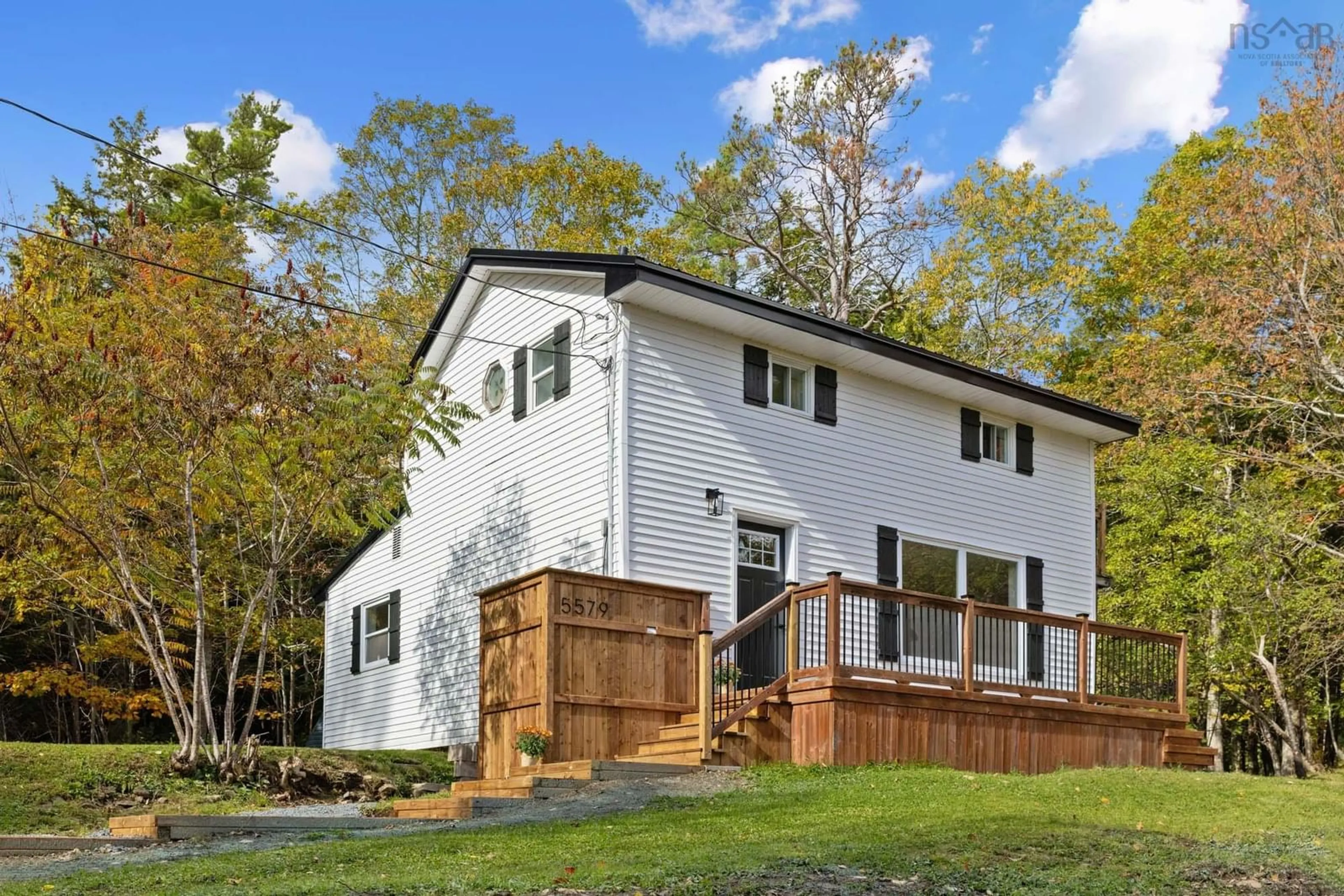 Frontside or backside of a home, cottage for 5579 Highway 2, Grand Lake Nova Scotia B2T 1B3