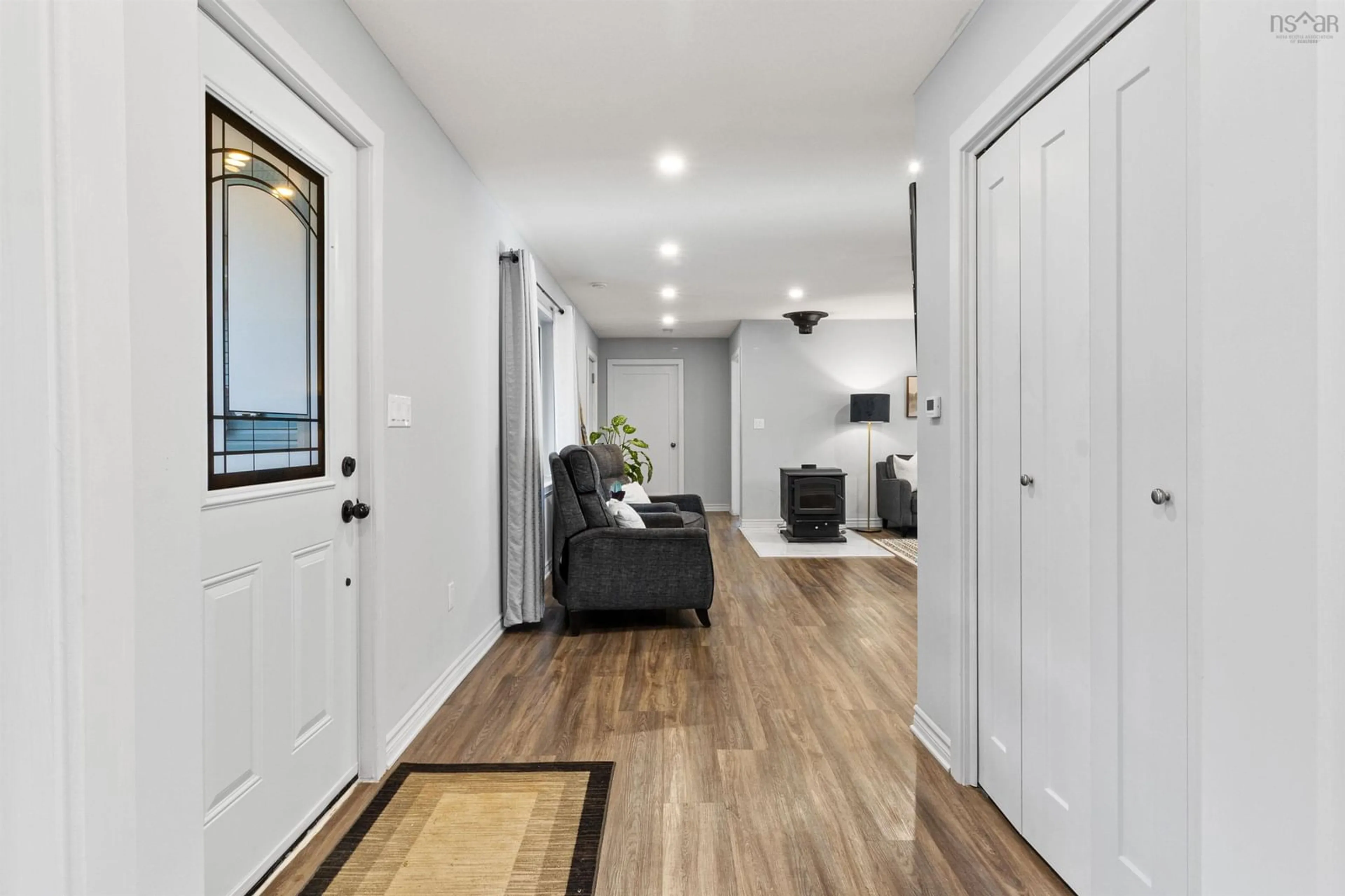 Indoor entryway, wood floors for 56 Douglaswood Drive, Lakelands Nova Scotia B0N 1Z0