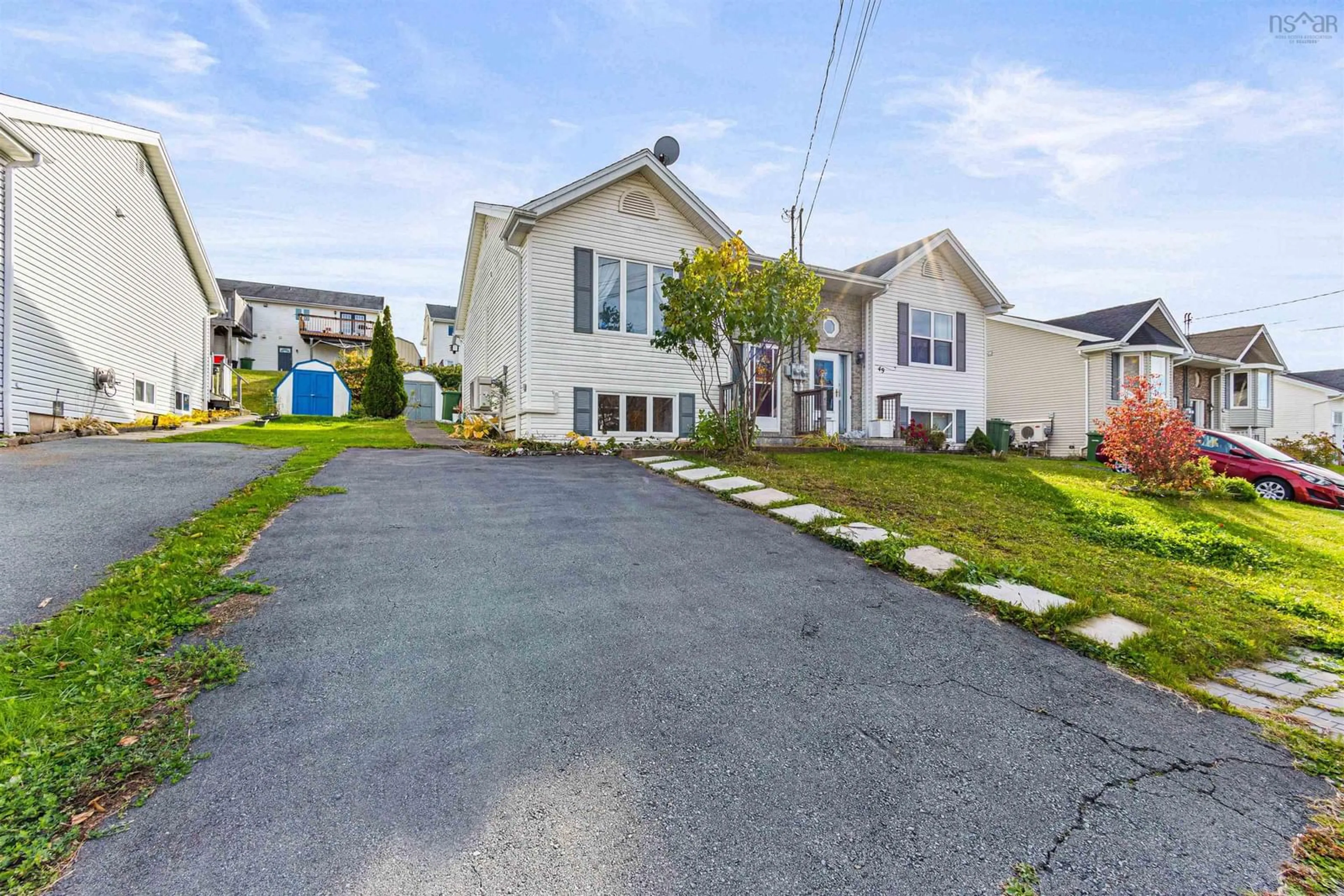 A pic from exterior of the house or condo, the street view for 51 Victoria Dr, Lower Sackville Nova Scotia B4C 4C4