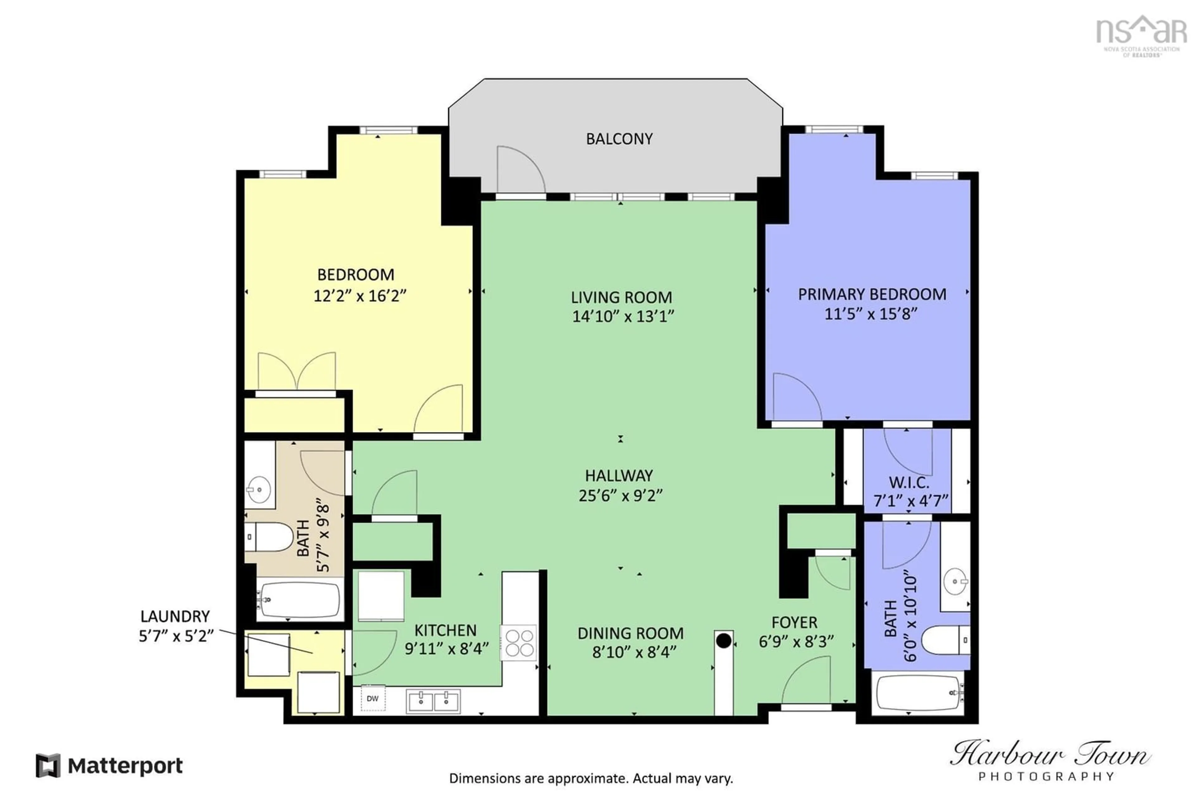 Floor plan for 5523 Inglis St #307, Halifax Nova Scotia B3H 1J9