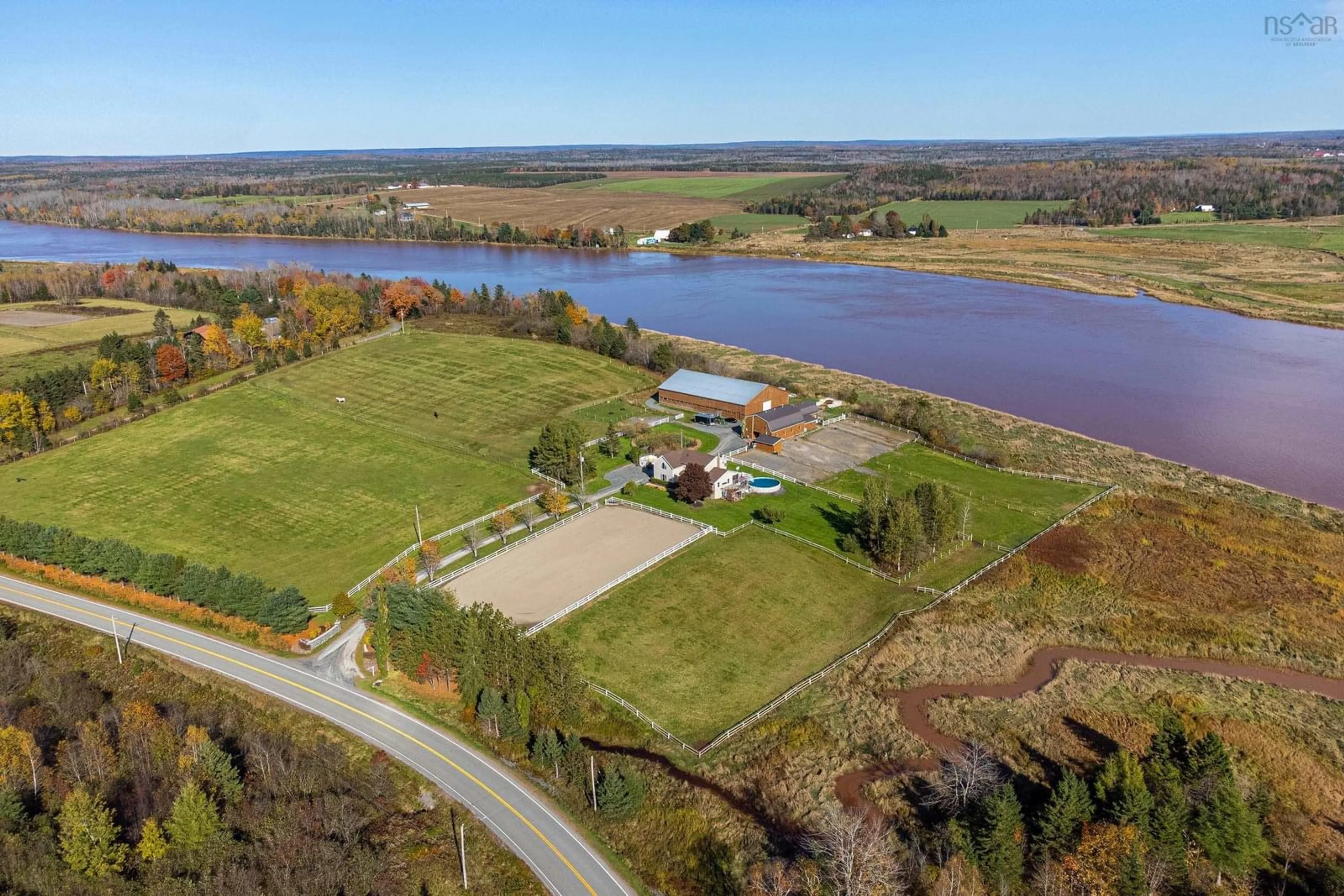 A pic from exterior of the house or condo, the view of lake or river for 13155 Highway 215, Rines Creek Nova Scotia B0N 2H0