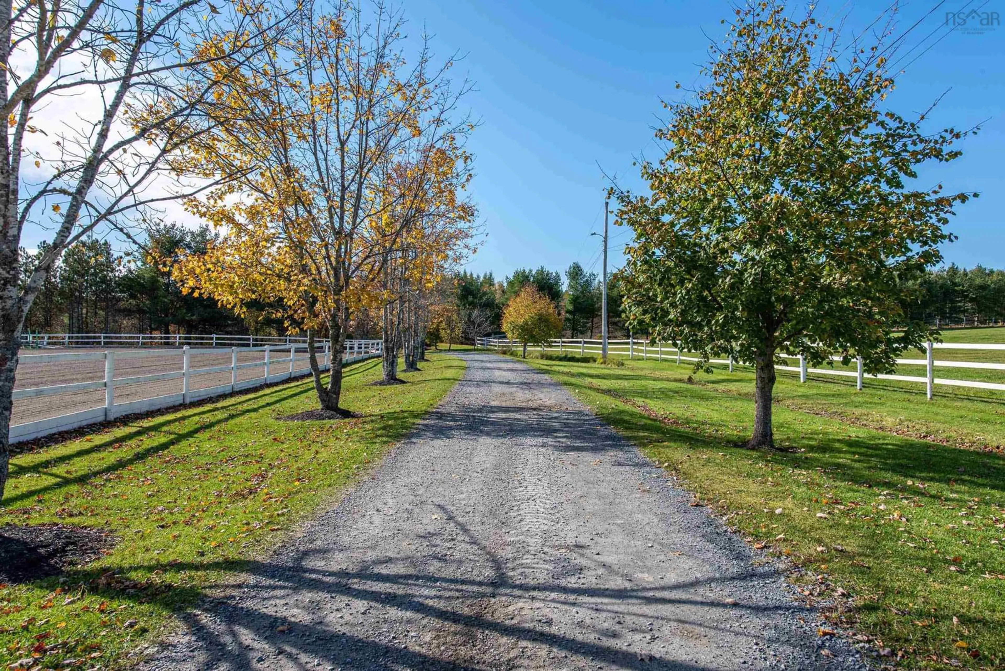 Patio, the fenced backyard for 13155 Highway 215, Rines Creek Nova Scotia B0N 2H0