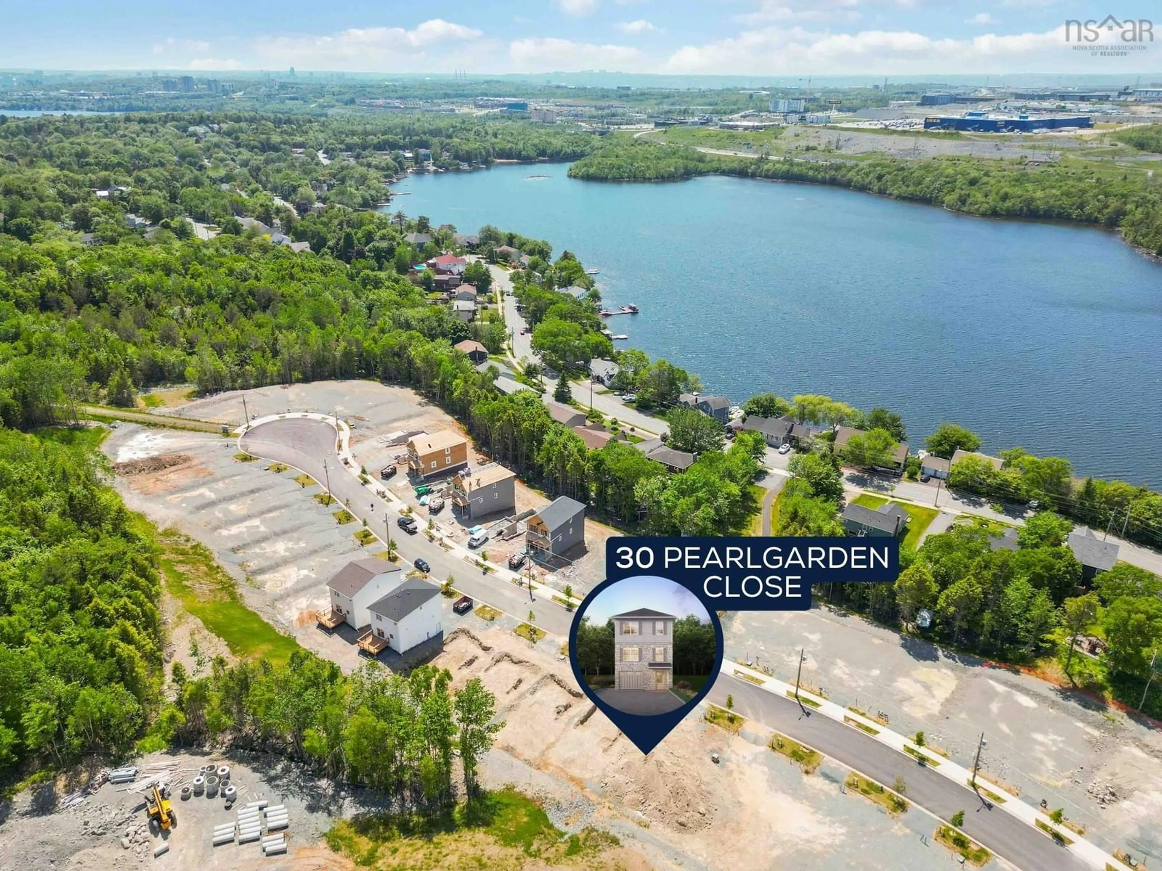 A pic from exterior of the house or condo, the view of lake or river for 30 Pearlgarden Close #PC-8, Dartmouth Nova Scotia B2X 2E8