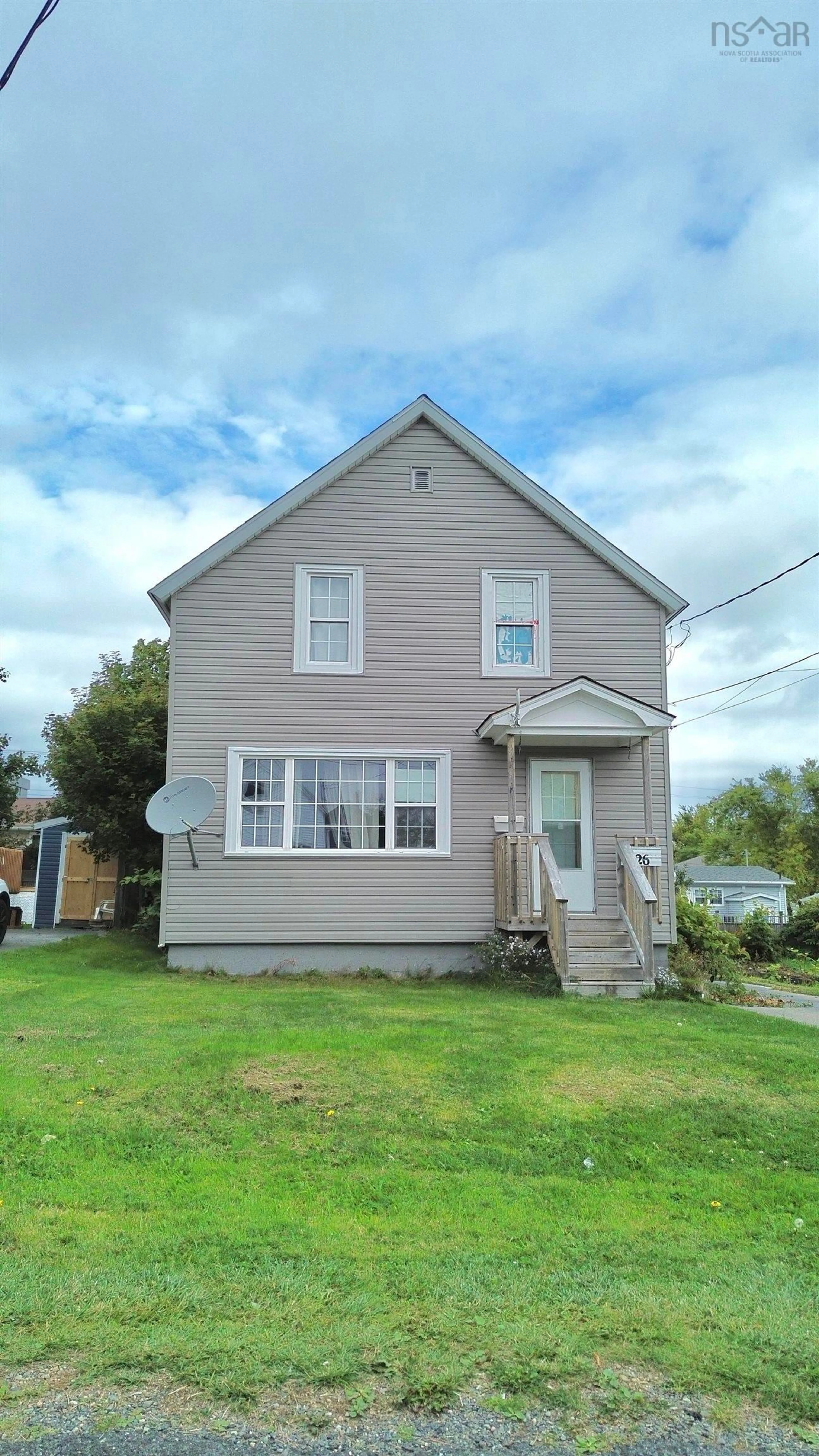 Frontside or backside of a home, cottage for 26 Mcdougall St, Glace Bay Nova Scotia B1A 3E7