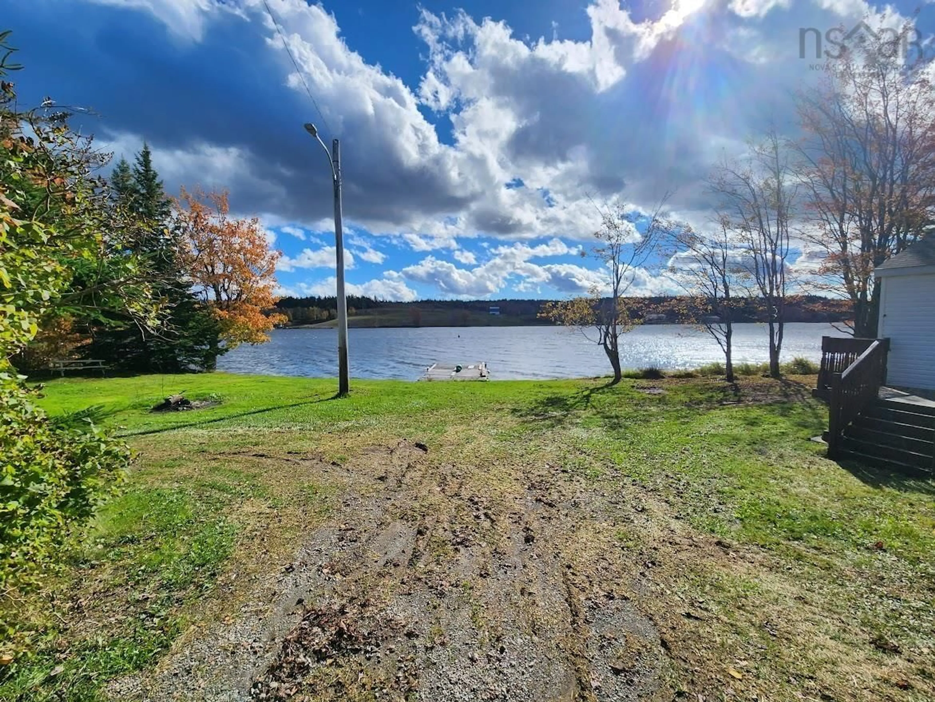 Patio, the view of lake or river for 2411 Hillside Rd, Marion Bridge Nova Scotia B1K 1C5