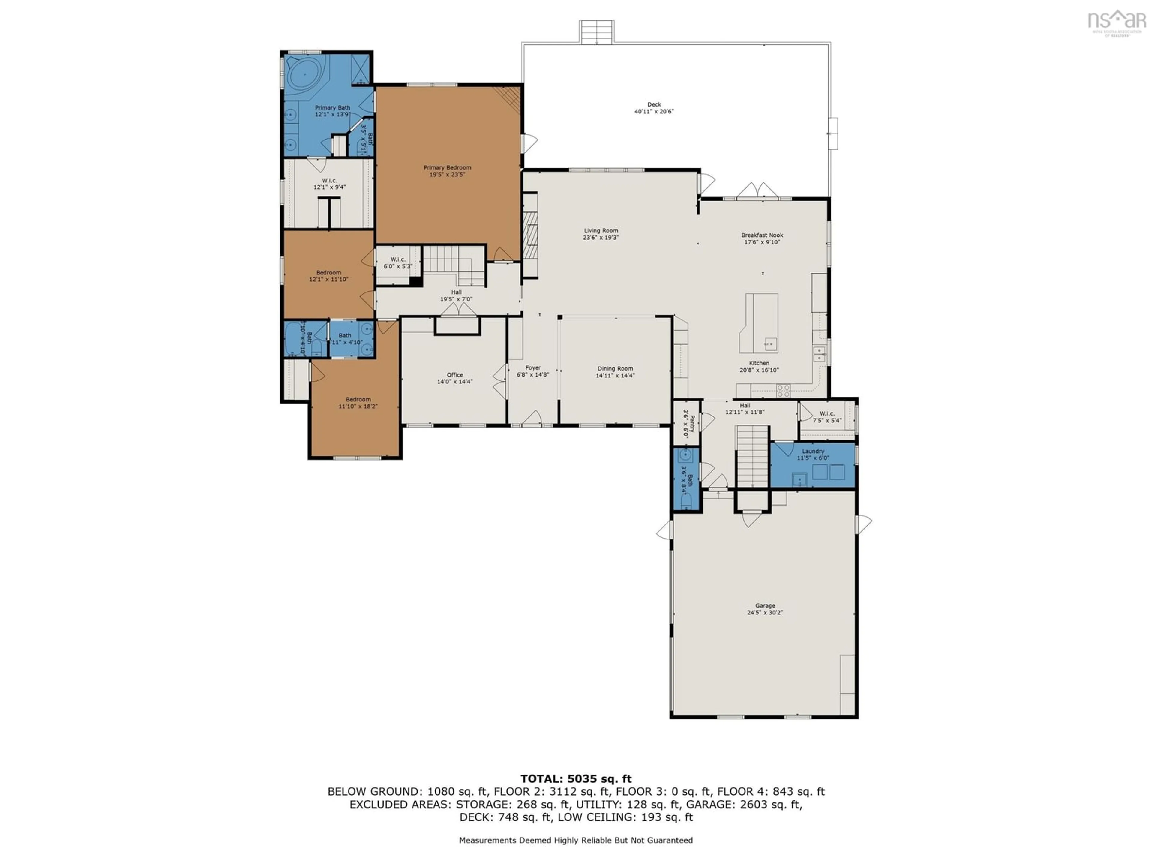 Floor plan for 4395 Highway 325, Newcombville Nova Scotia B4V 7W1