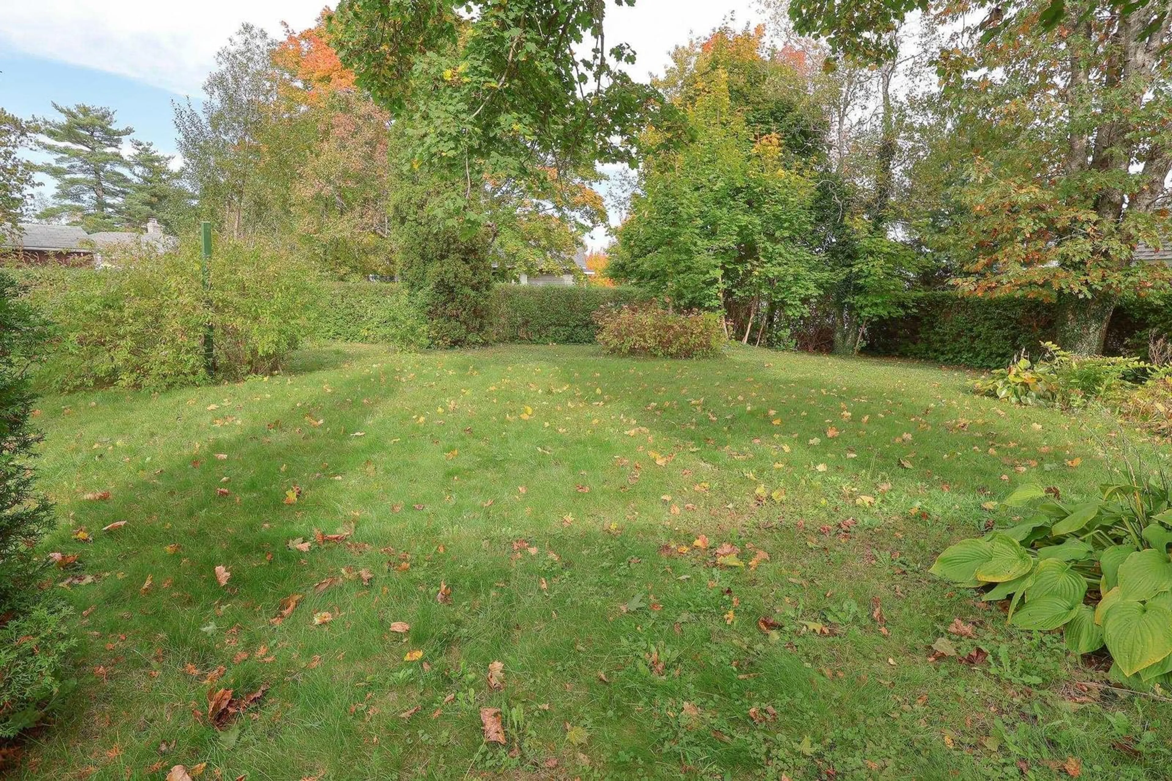 Patio, the fenced backyard for 88 Glenridge Ave, Bridgewater Nova Scotia B4V 1T7