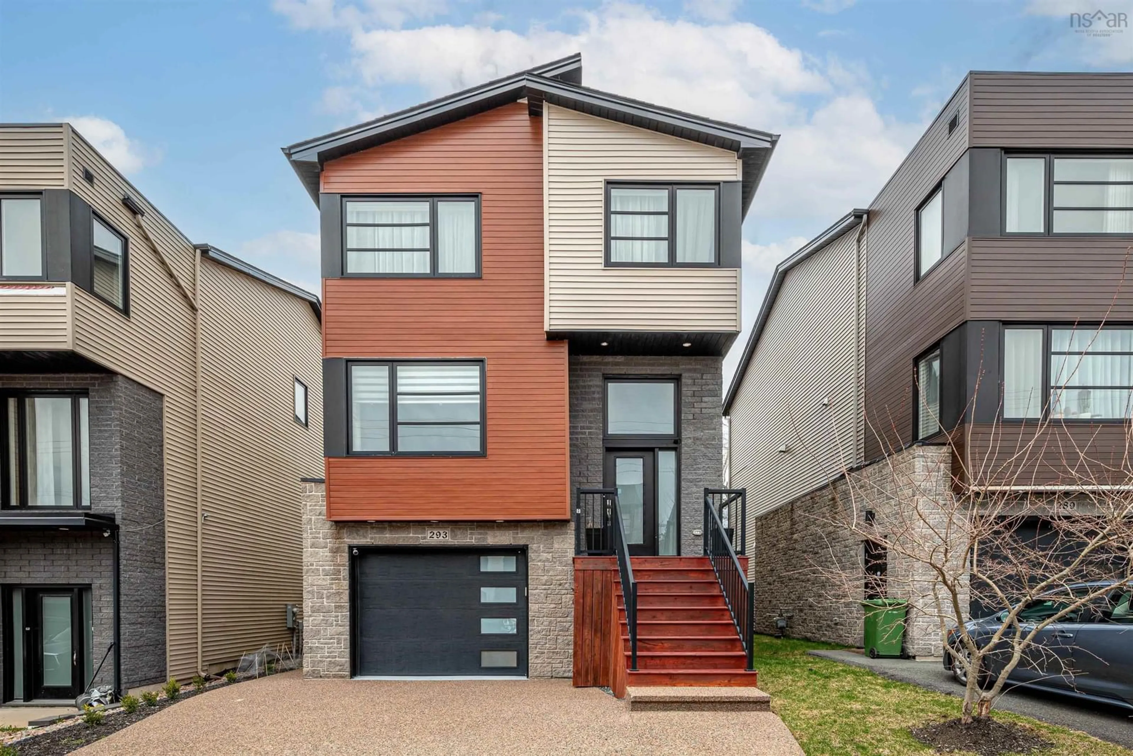 Frontside or backside of a home, the street view for 293 Fleetview Drive, Halifax Nova Scotia B3M 0L9