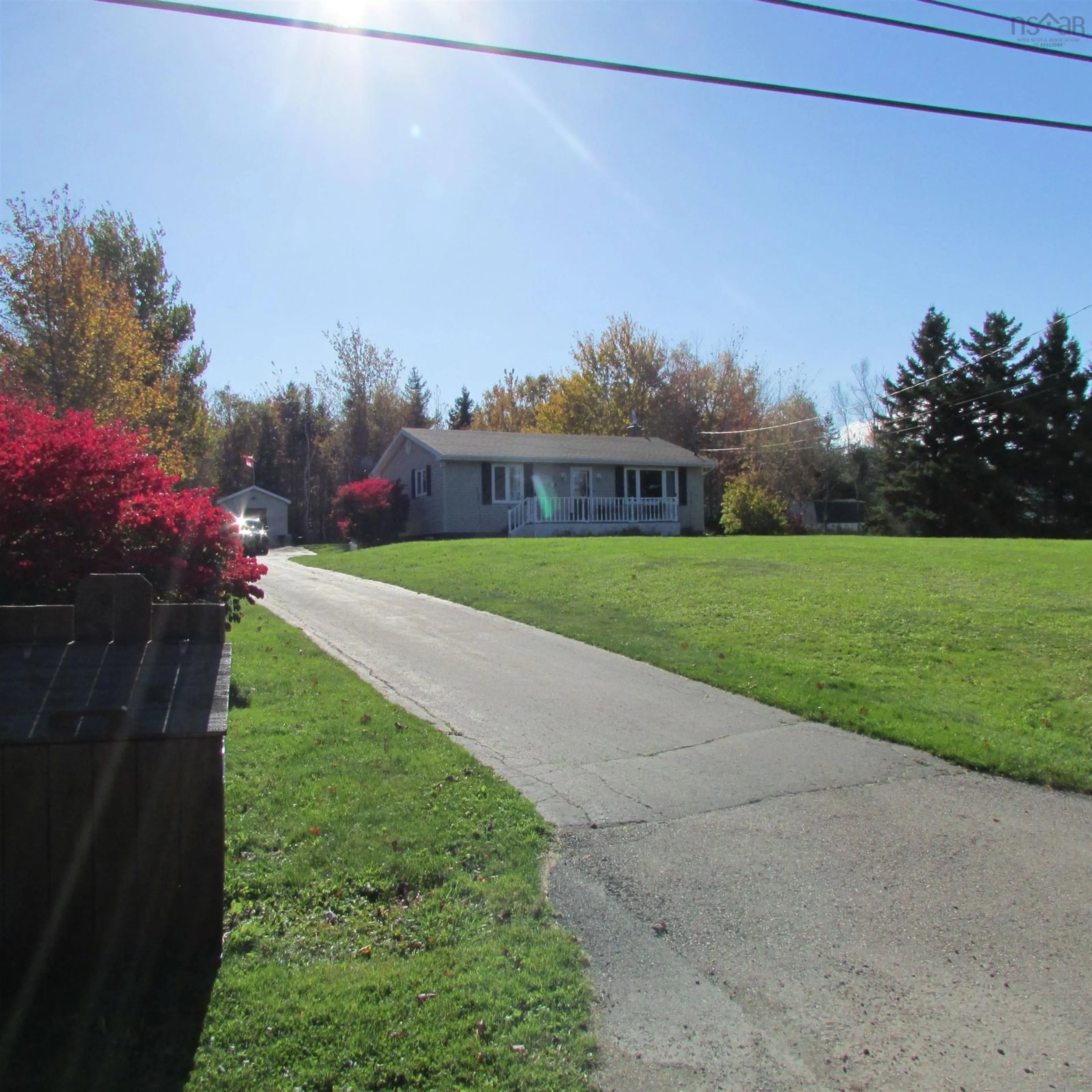 Frontside or backside of a home, the street view for 507 Millville Highway, Millville Nova Scotia B1Y 2H8