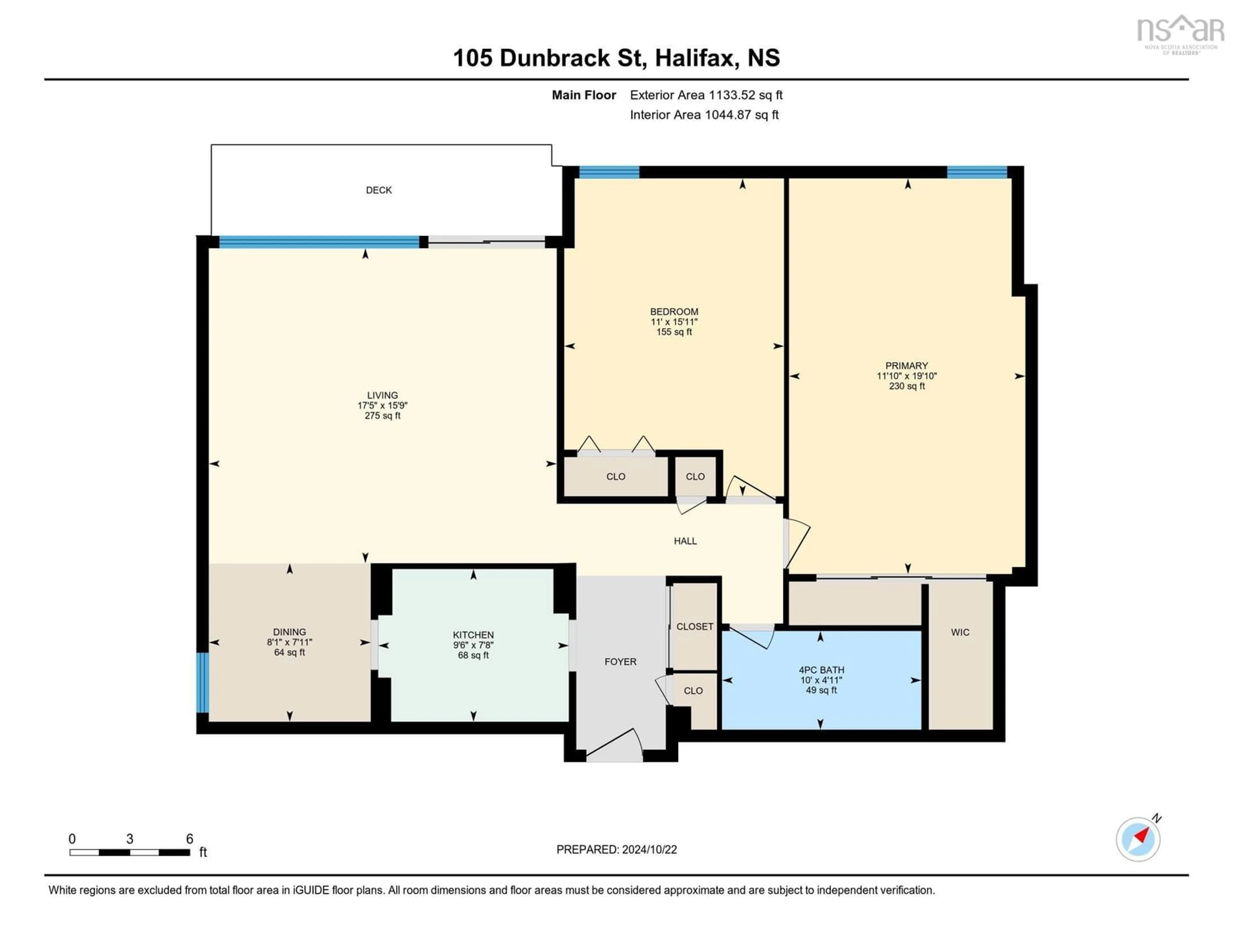 Floor plan for 105 Dunbrack St #102, Halifax Nova Scotia B3M 3G7